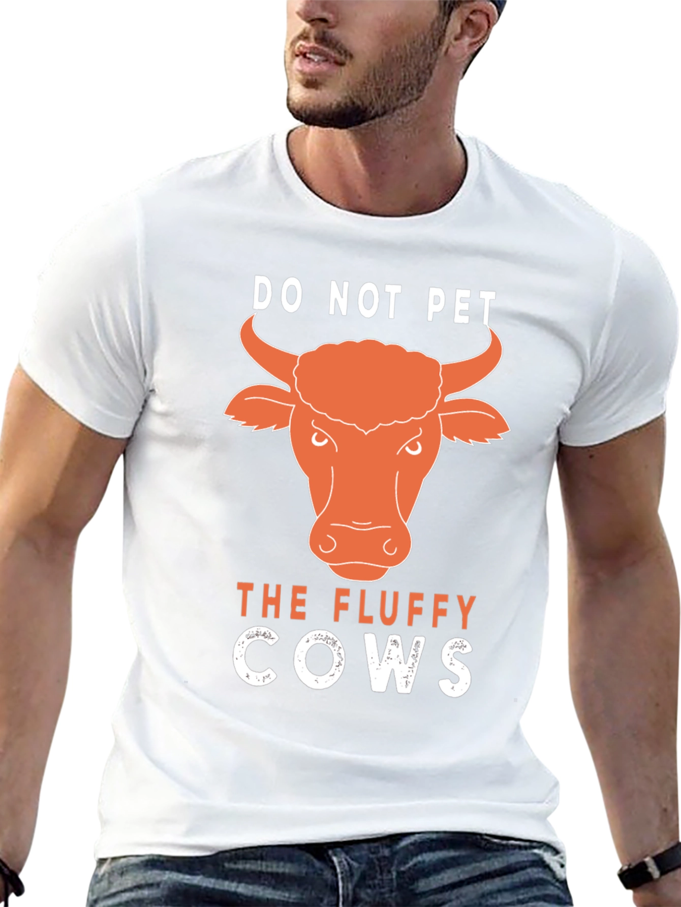 Do Not Pet the Fluffy Cows Graphic Tee