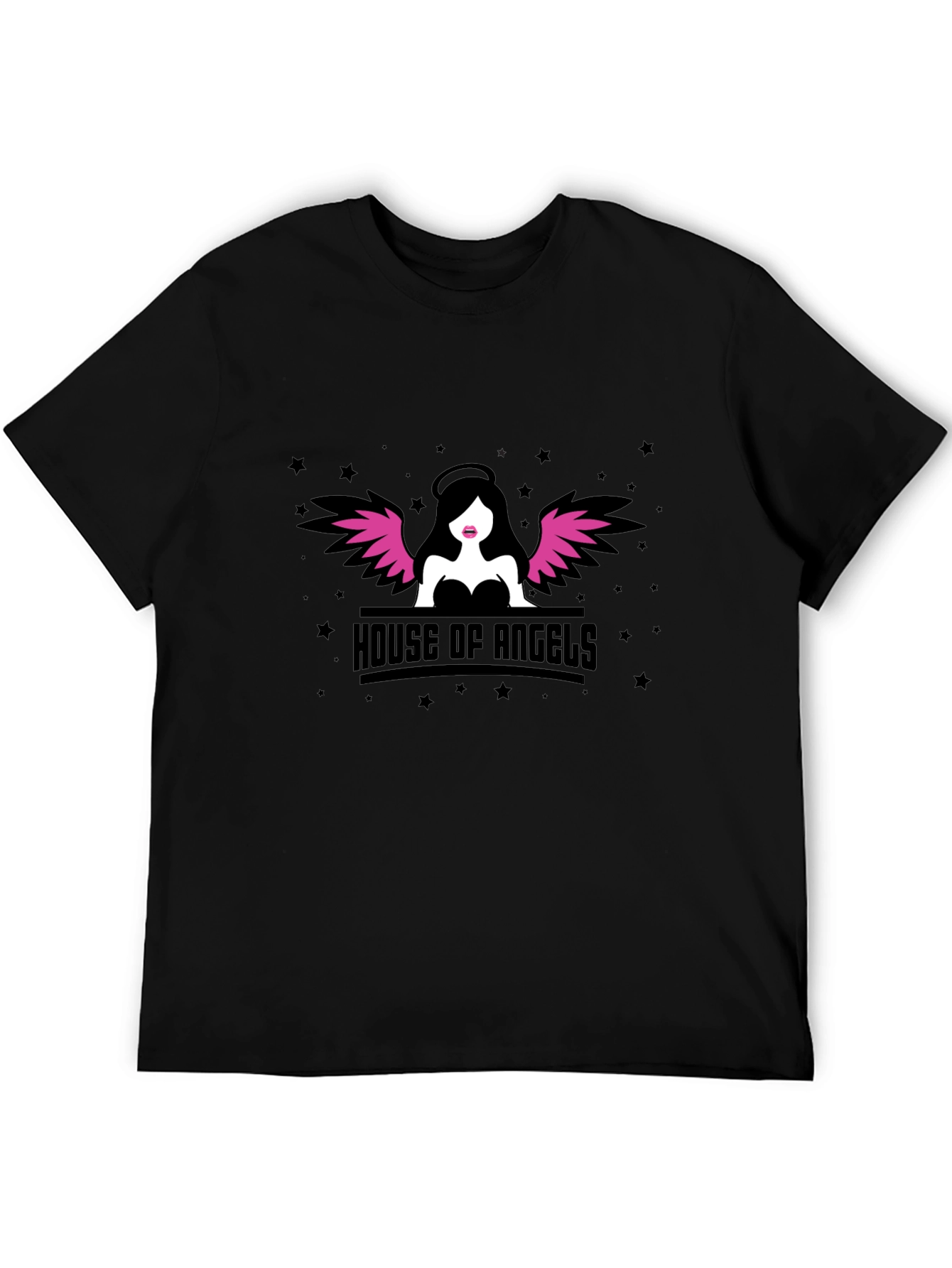 House of Angels Graphic T-Shirt - Black