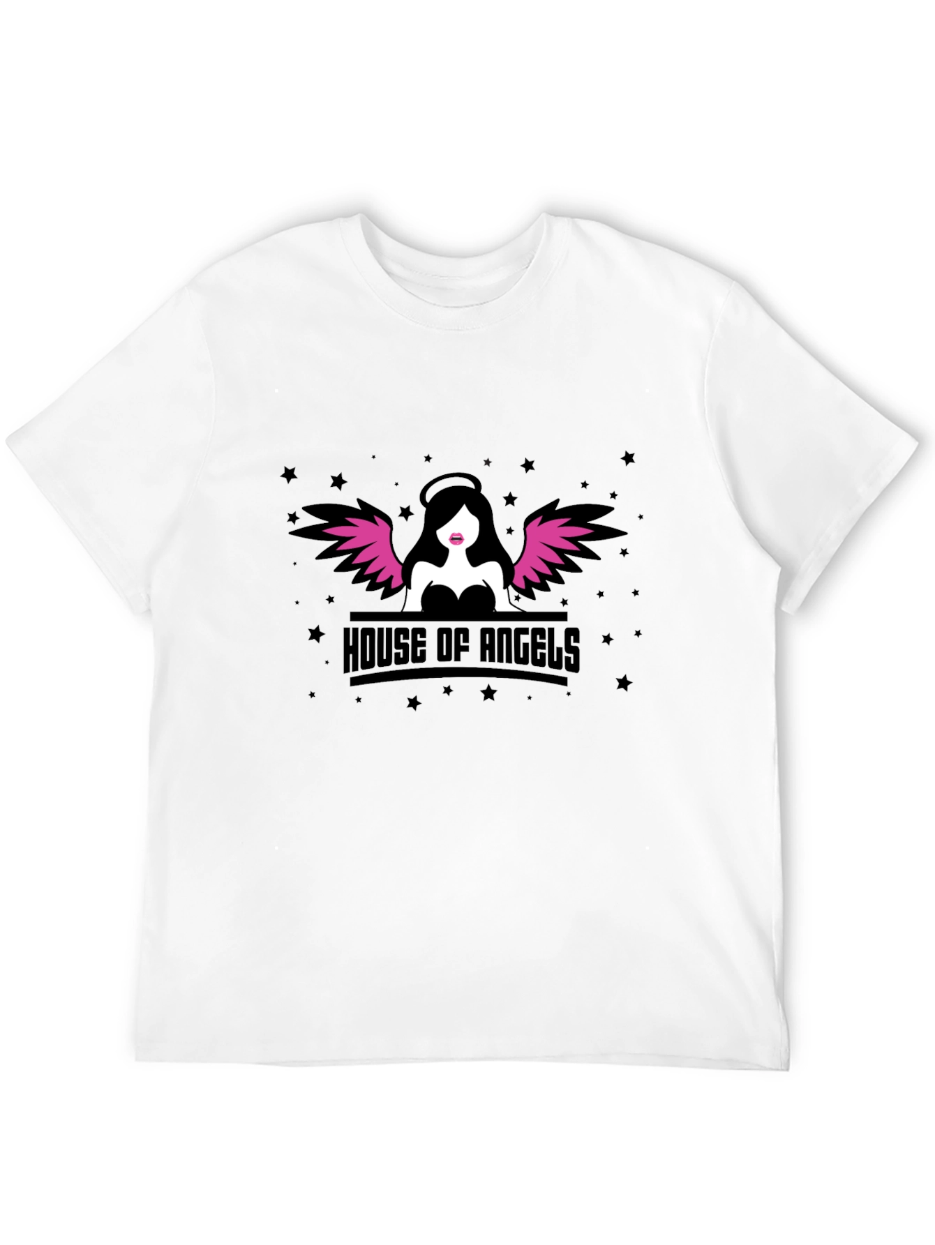 House of Angels Graphic T-Shirt - Black