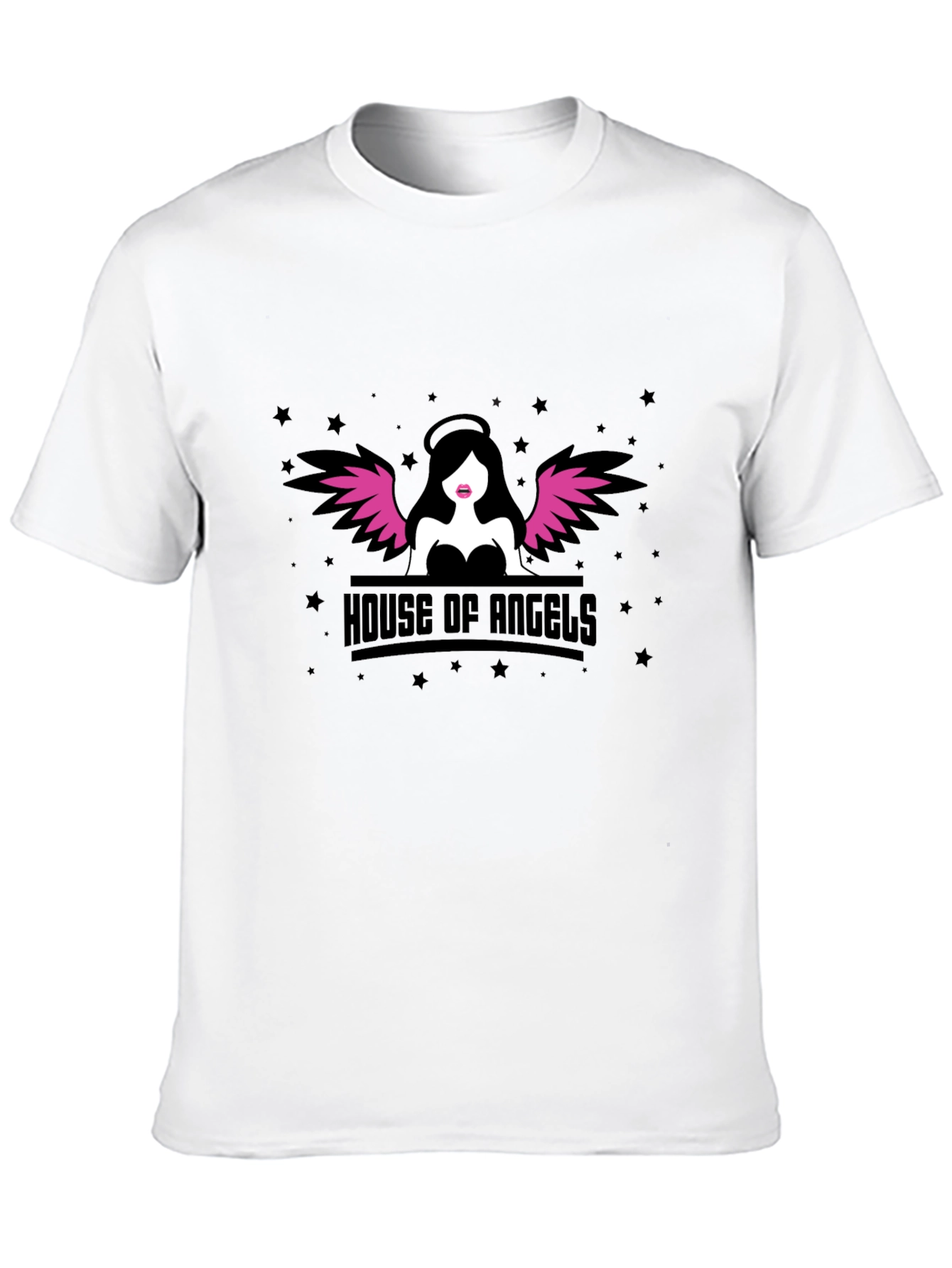House of Angels Graphic T-Shirt - Black