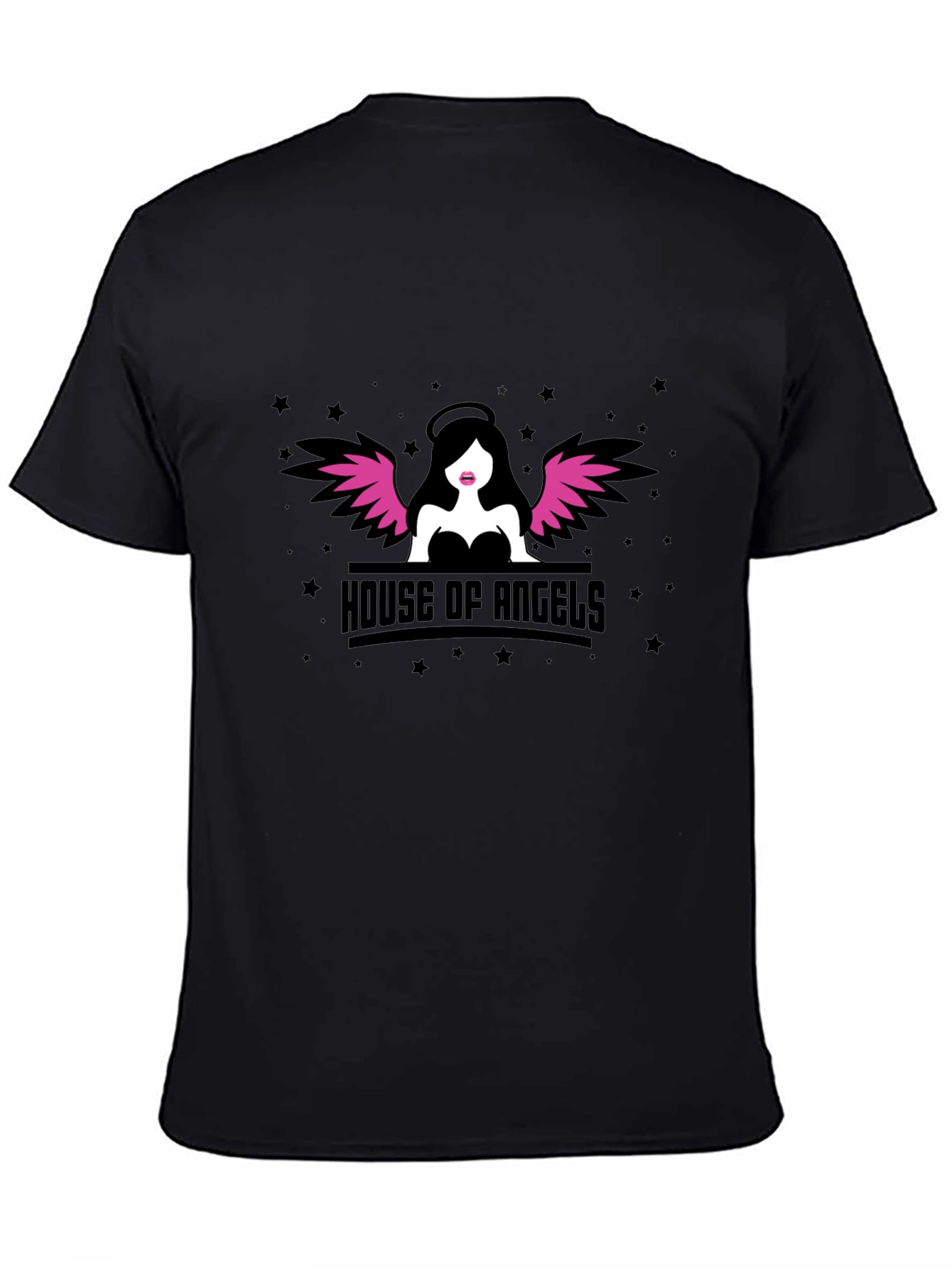House of Angels Graphic T-Shirt - Black