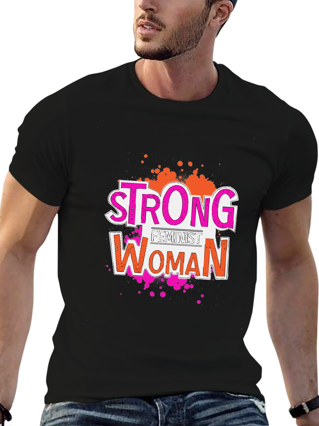 Strong Feminist Woman Graphic Tee