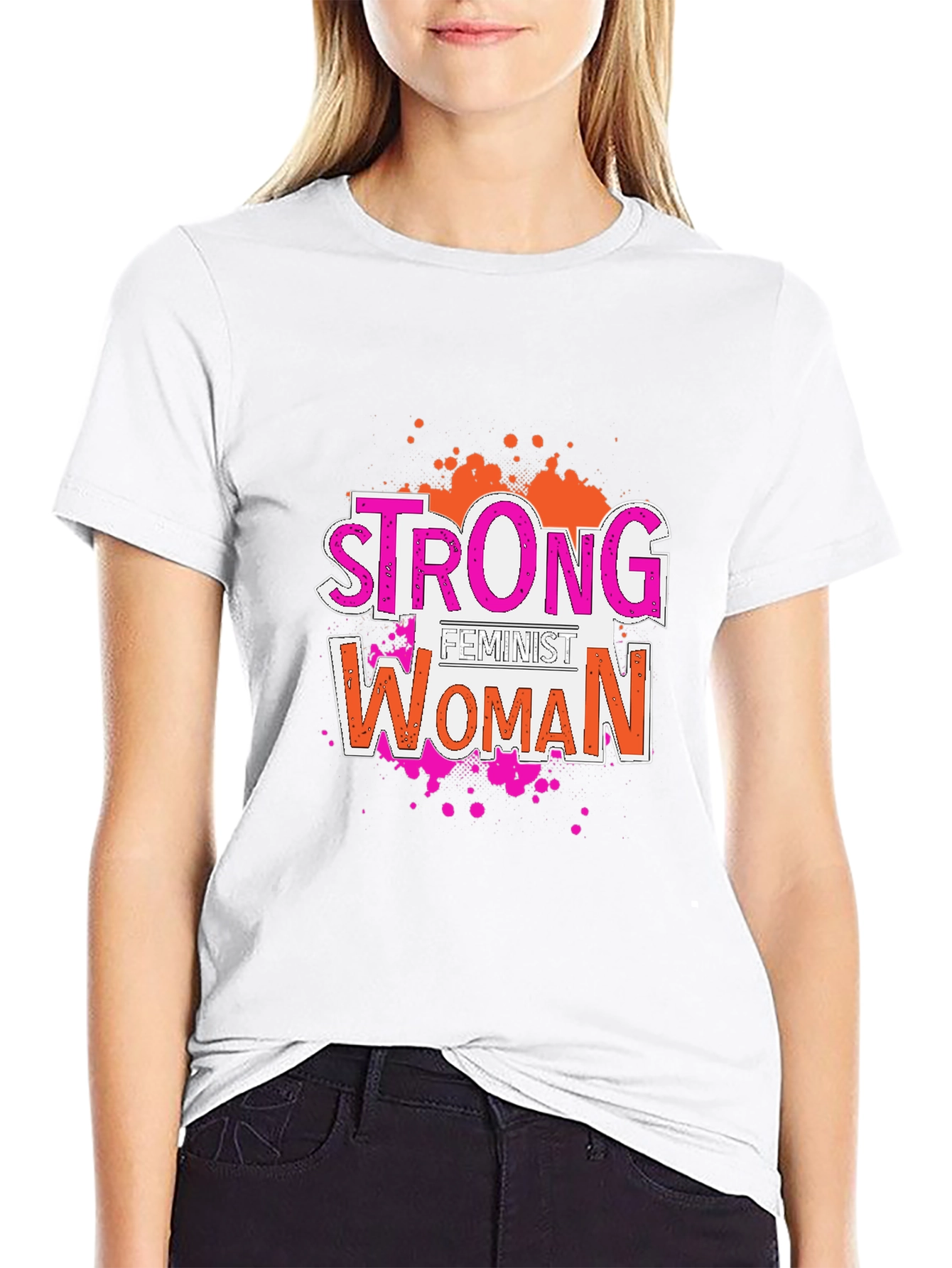 Strong Feminist Woman Graphic Tee