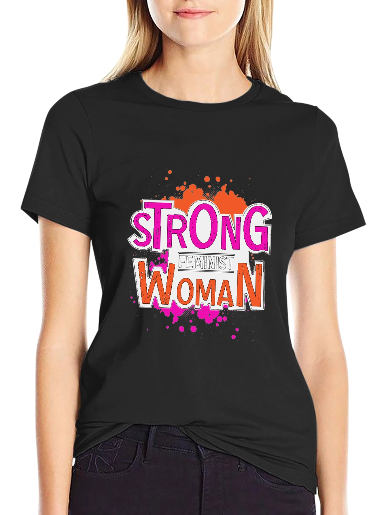 Strong Feminist Woman Graphic Tee