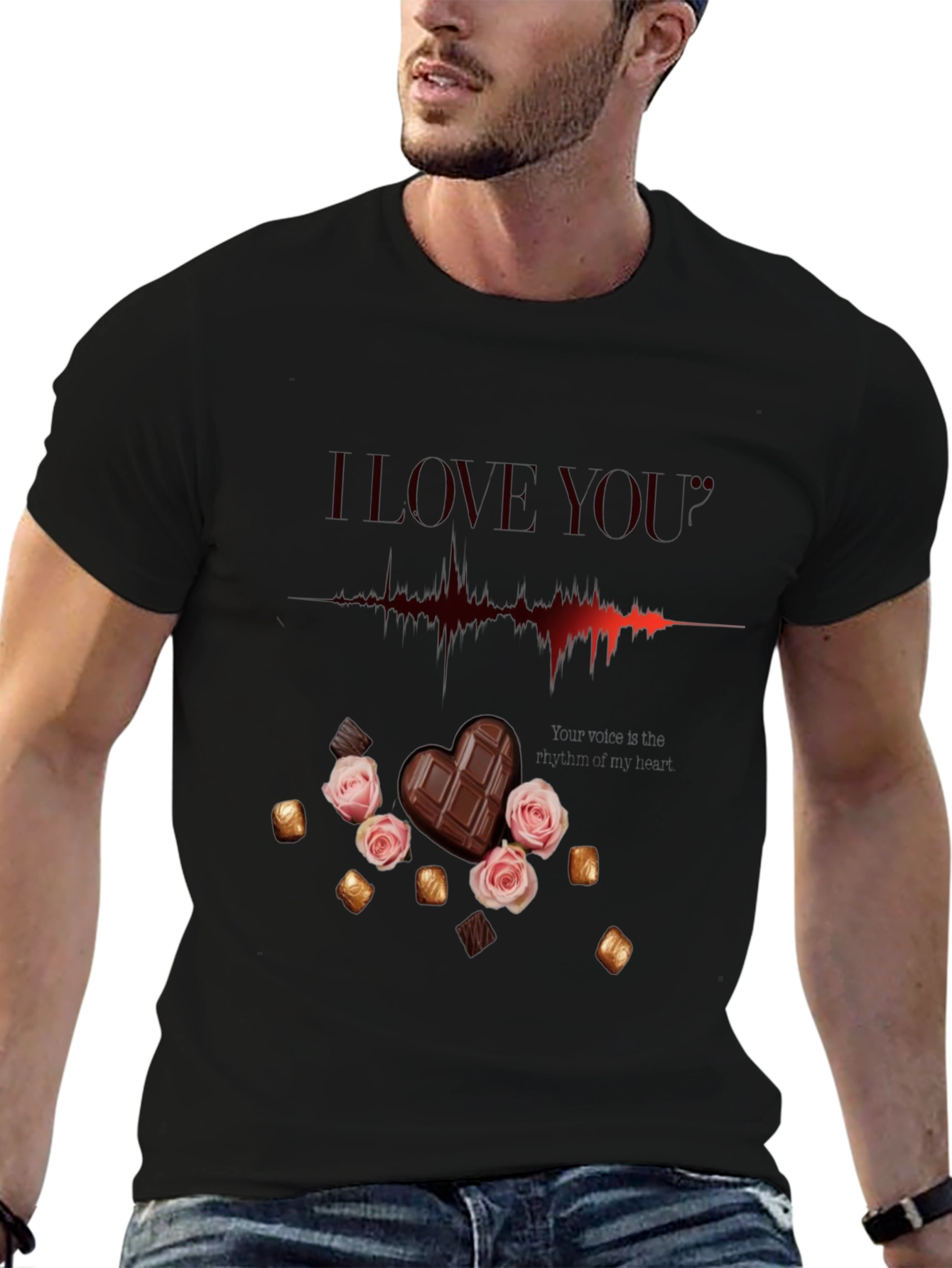 I Love You Chocolate & Rose T-Shirt