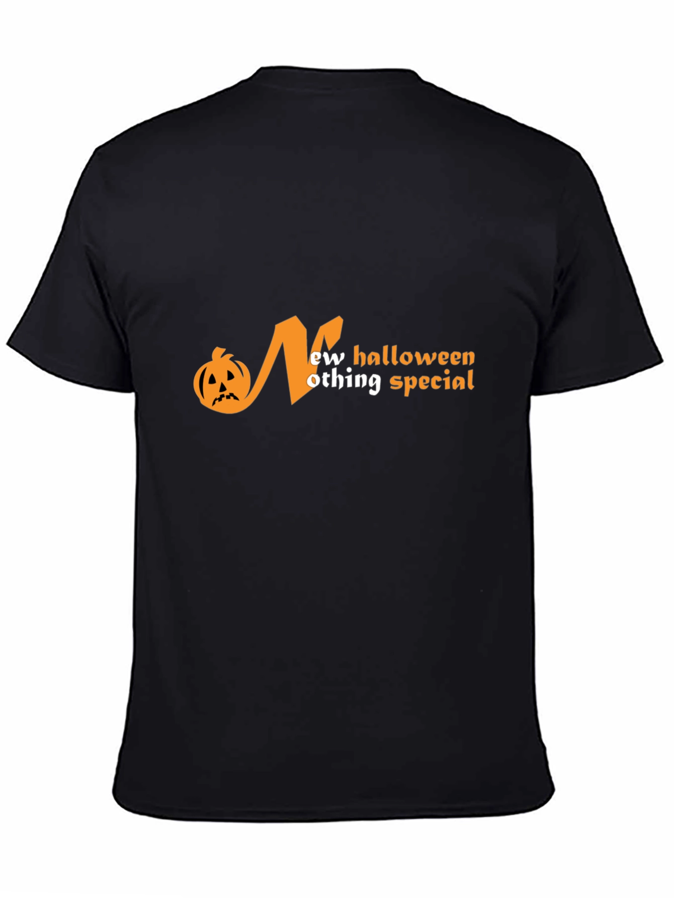 Halloween Pumpkin Novelty T-Shirt - New Nothing Special Tee