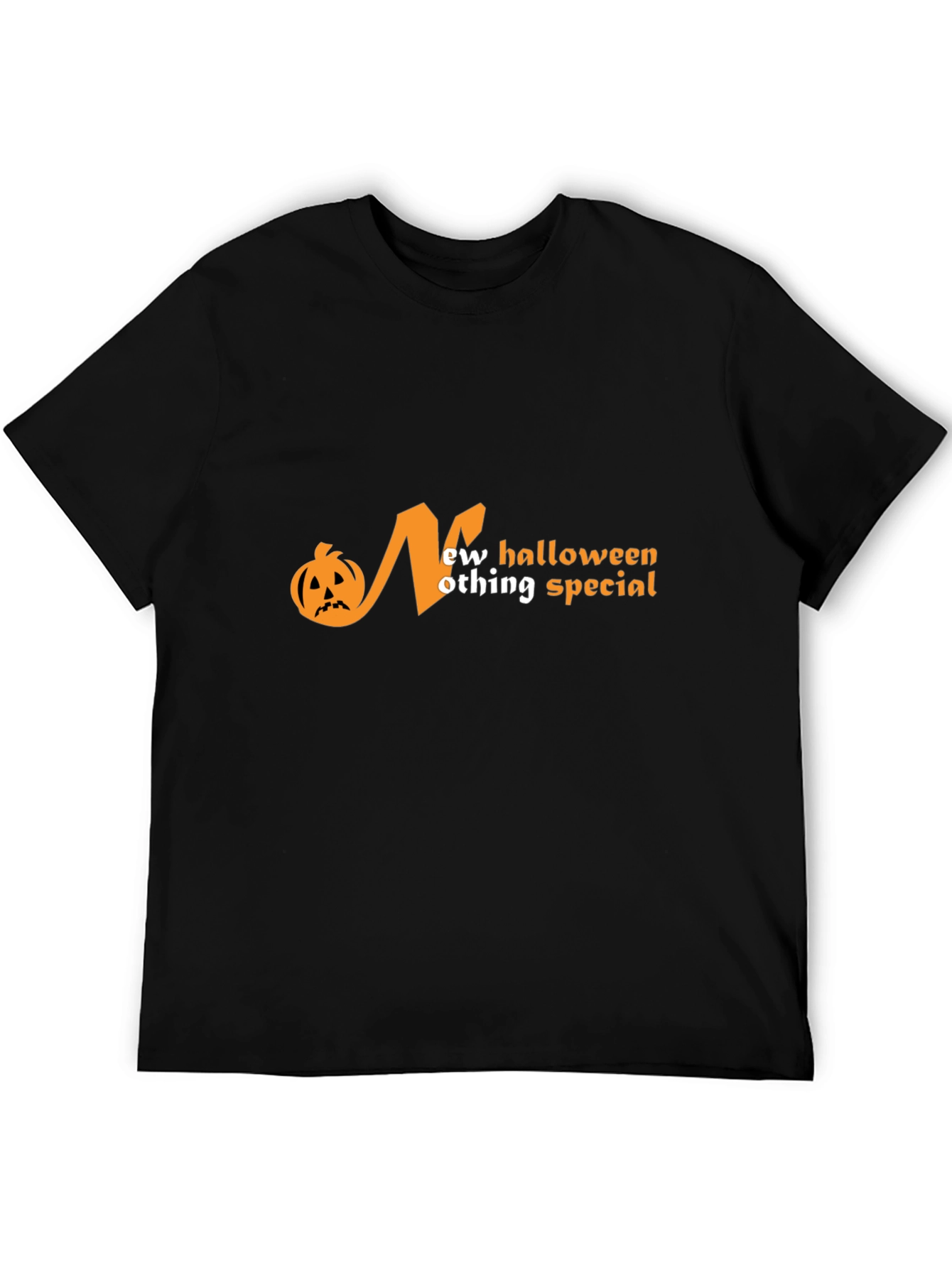 Halloween Pumpkin Novelty T-Shirt - New Nothing Special Tee