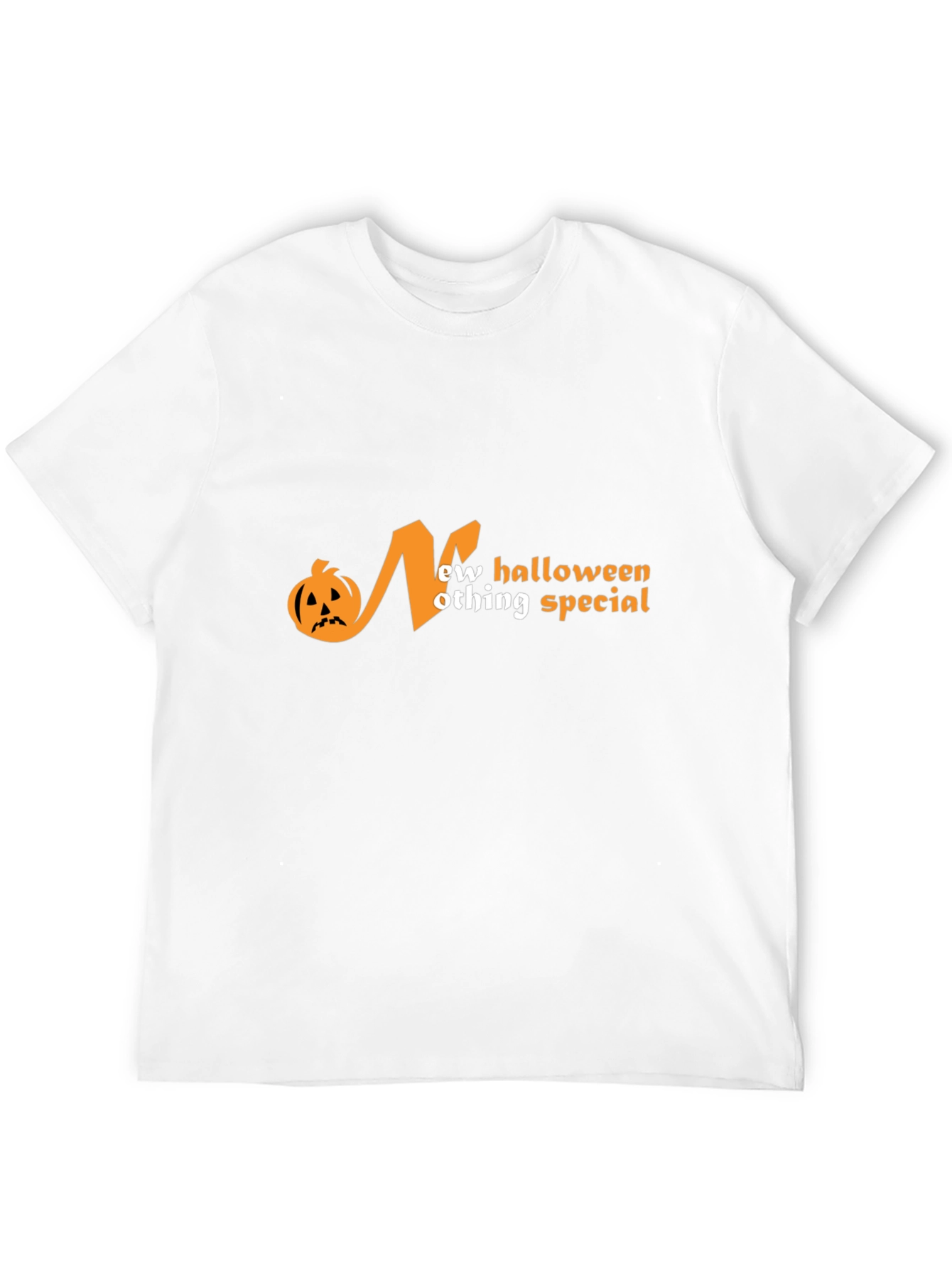 Halloween Pumpkin Novelty T-Shirt - New Nothing Special Tee