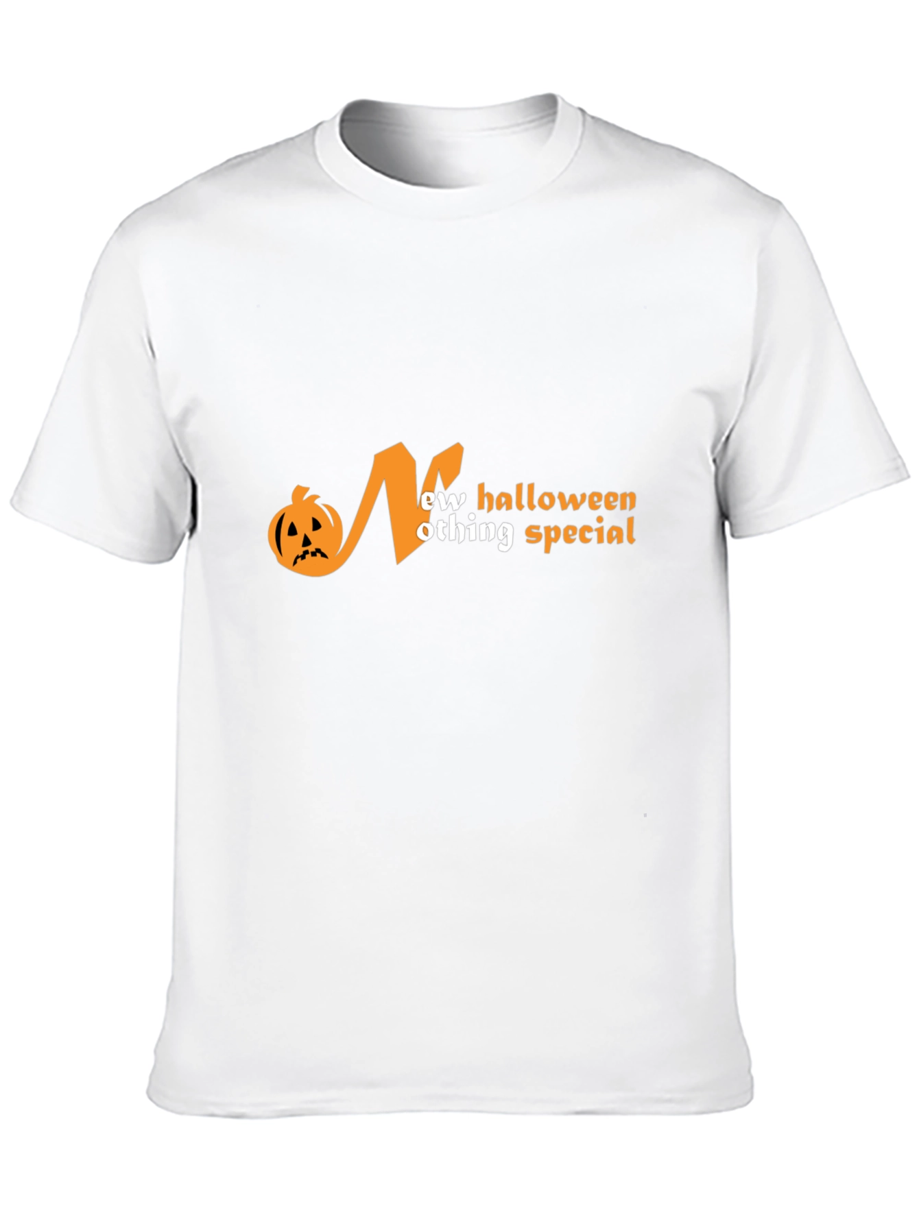 Halloween Pumpkin Novelty T-Shirt - New Nothing Special Tee