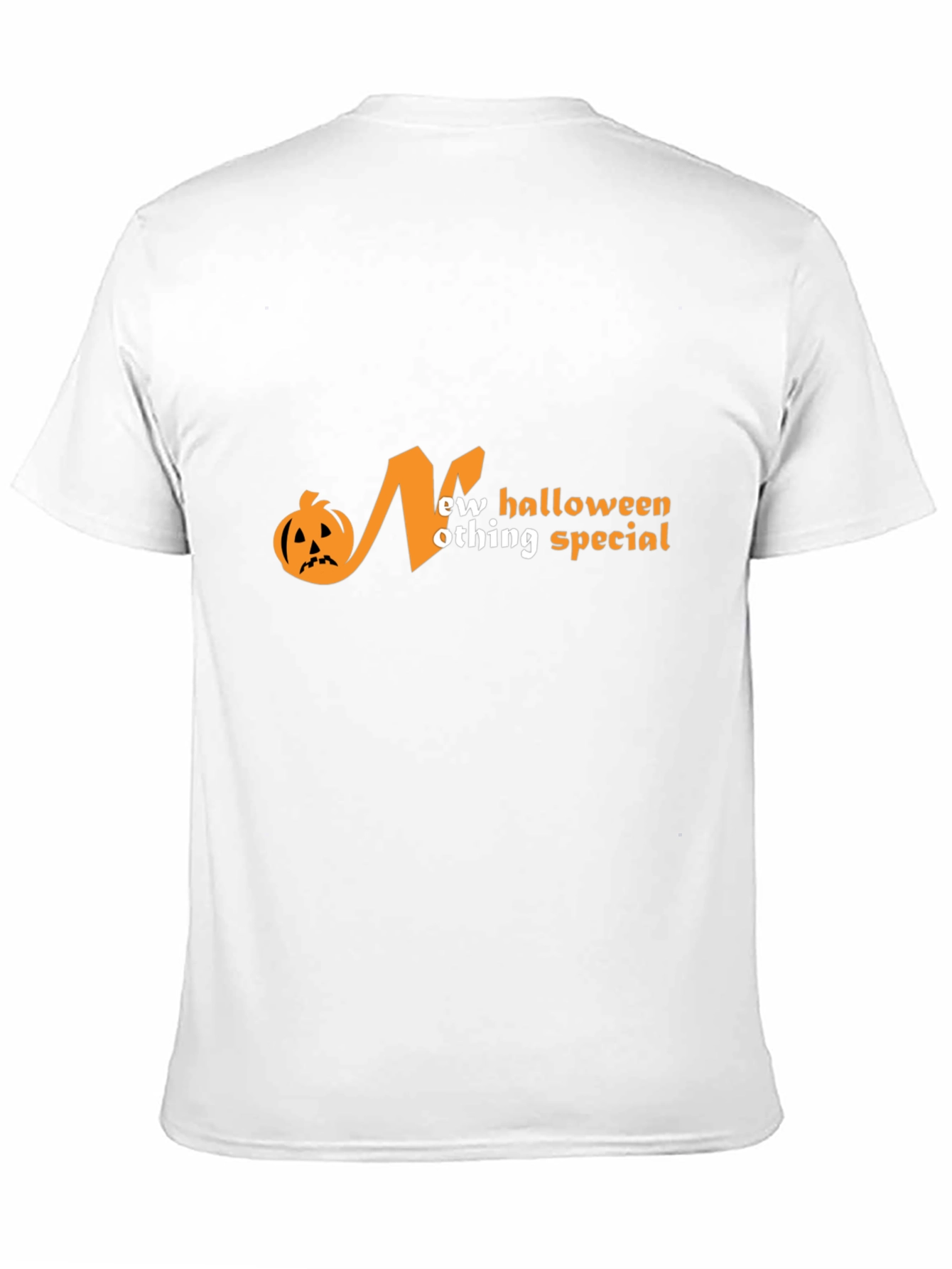 Halloween Pumpkin Novelty T-Shirt - New Nothing Special Tee