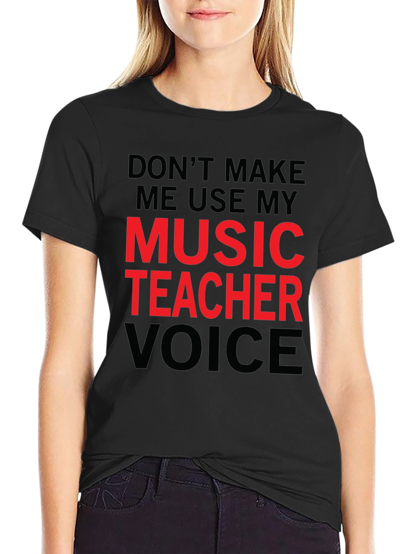 Music Teacher Voice T-Shirt - Funny Musician Tee
