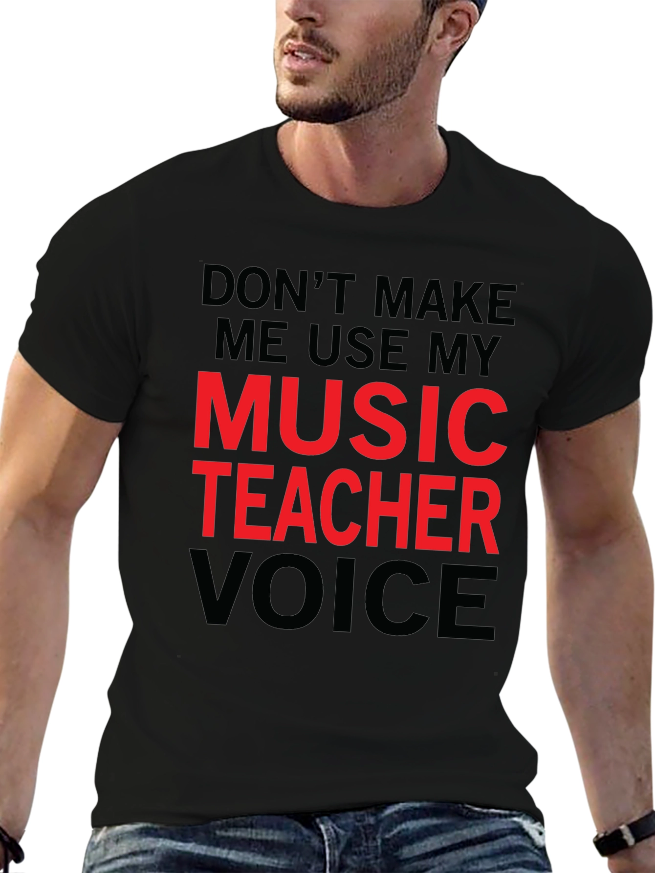 Music Teacher Voice T-Shirt - Funny Musician Tee