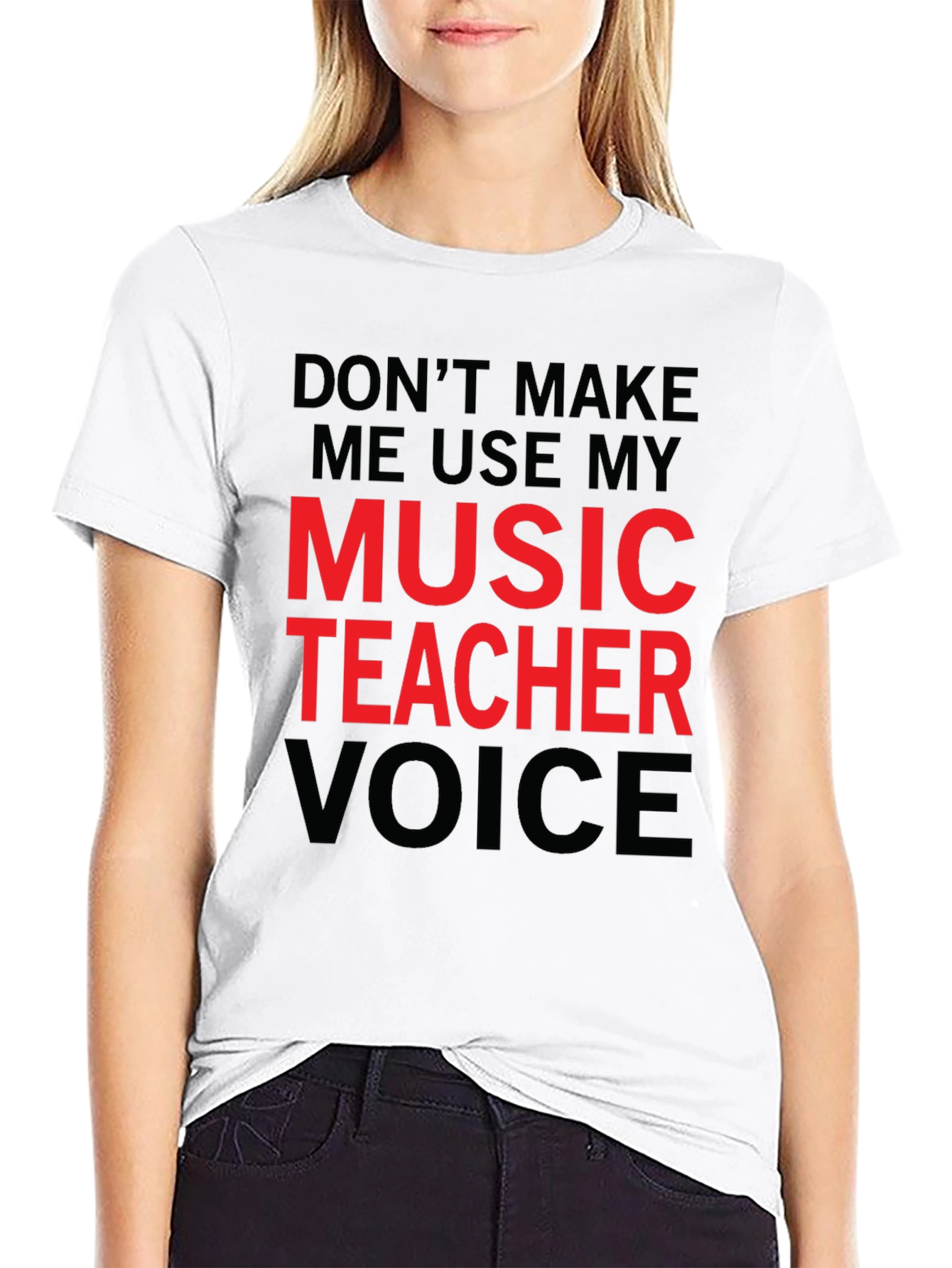 Music Teacher Voice T-Shirt - Funny Musician Tee