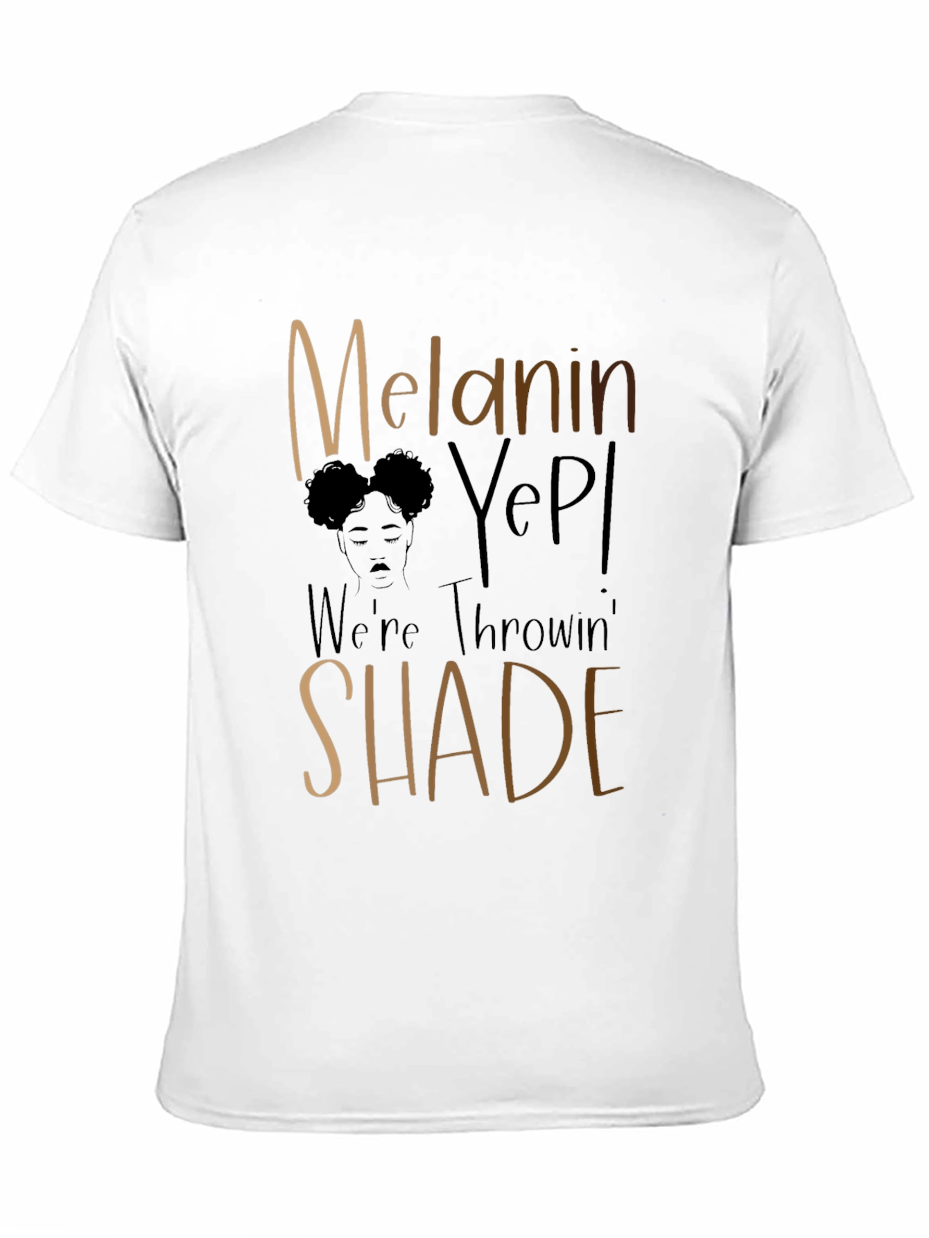 Melanin Yep! Throwin Shade Graphic Tee