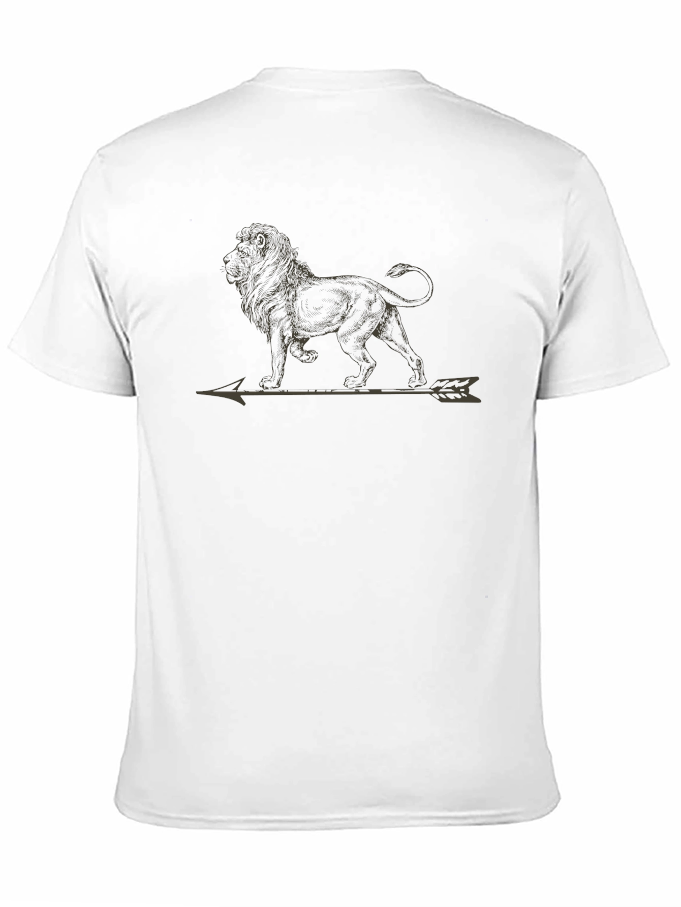 Lion Weathervane Graphic Tee - Black