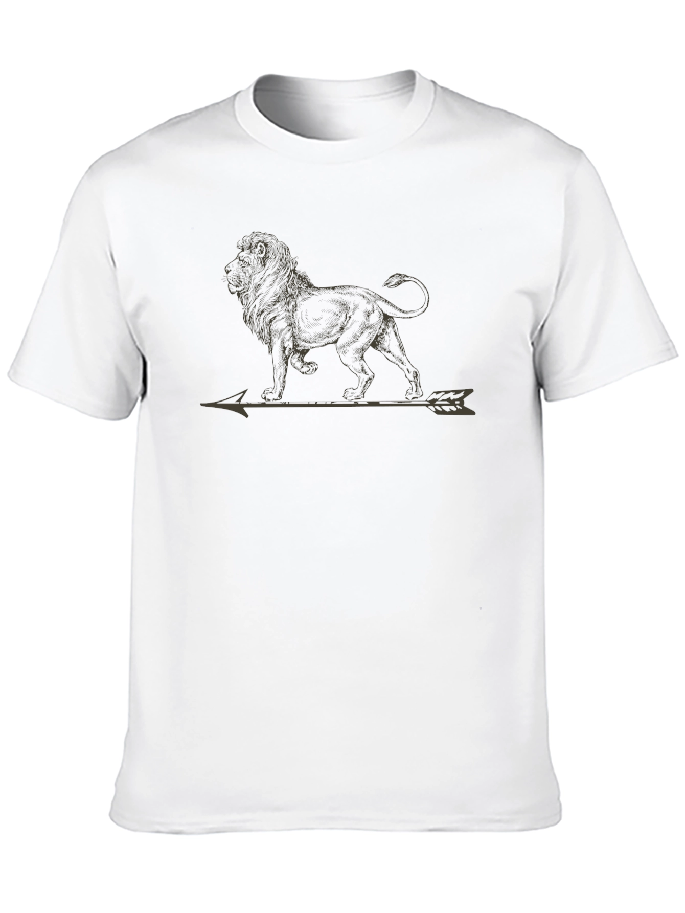 Lion Weathervane Graphic Tee - Black