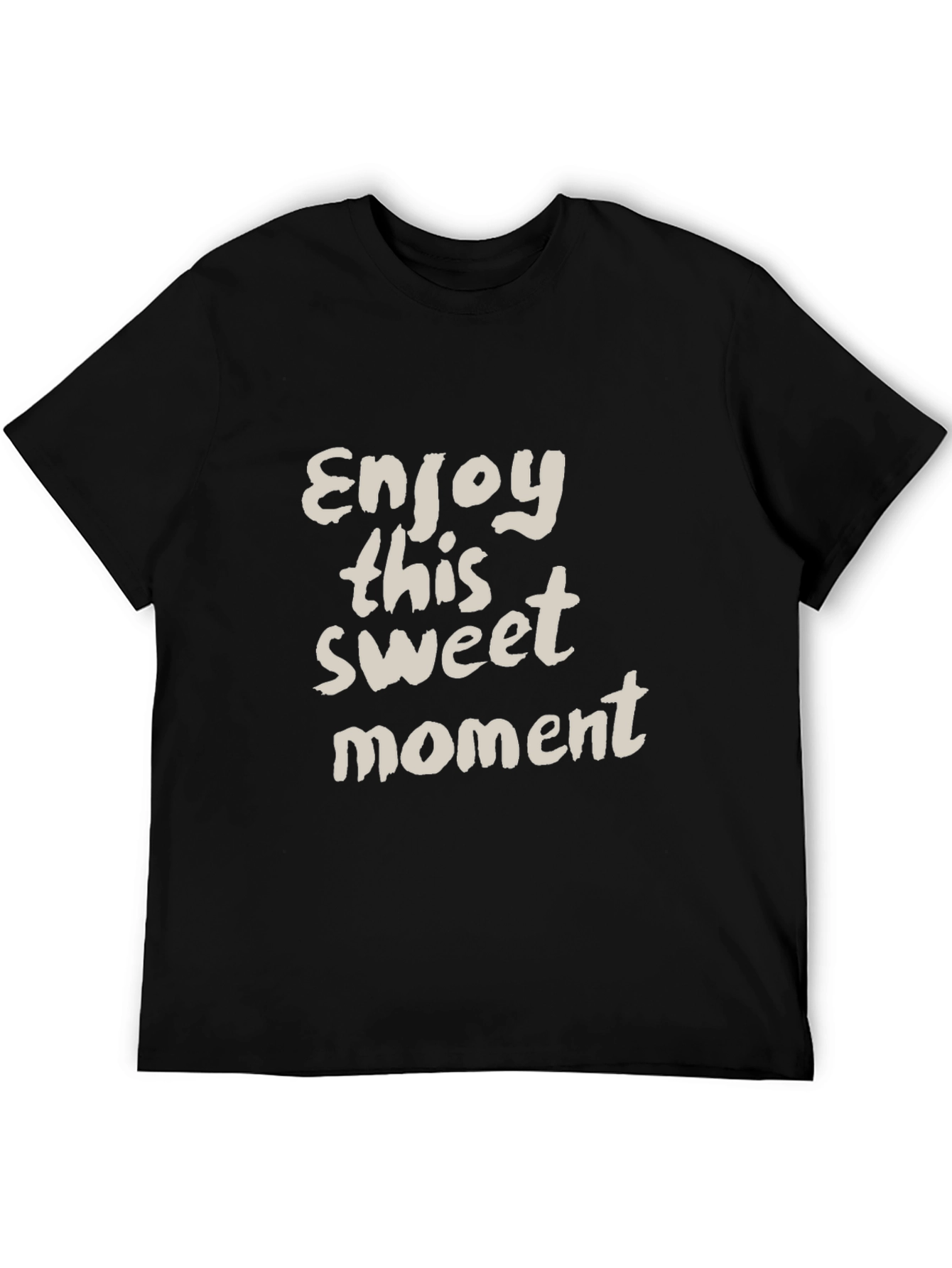 Enjoy this Sweet Moment Black T-Shirt
