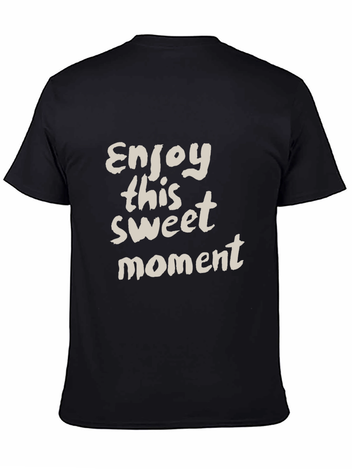Enjoy this Sweet Moment Black T-Shirt
