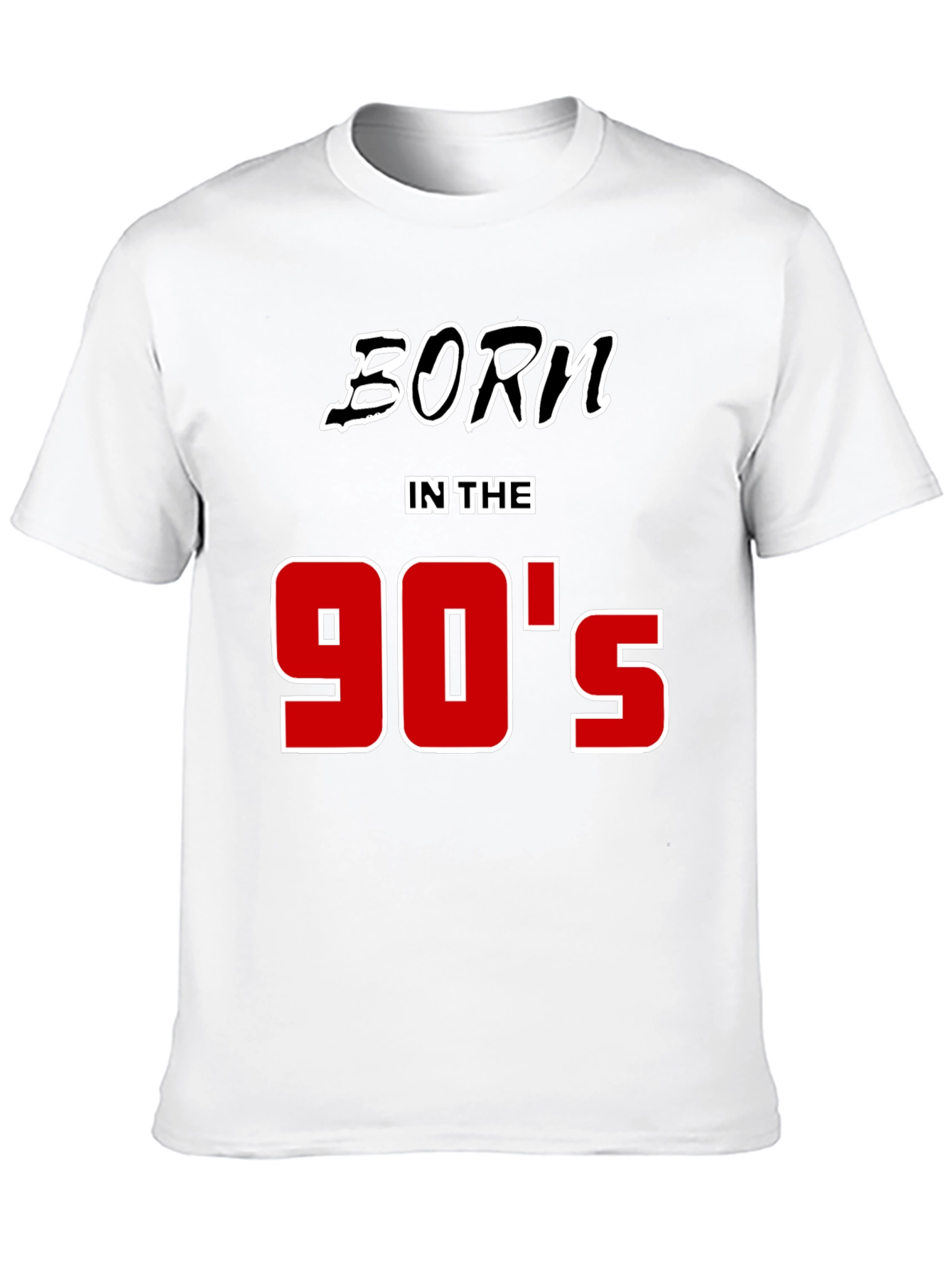 Born in the 90s Black Graphic Tee