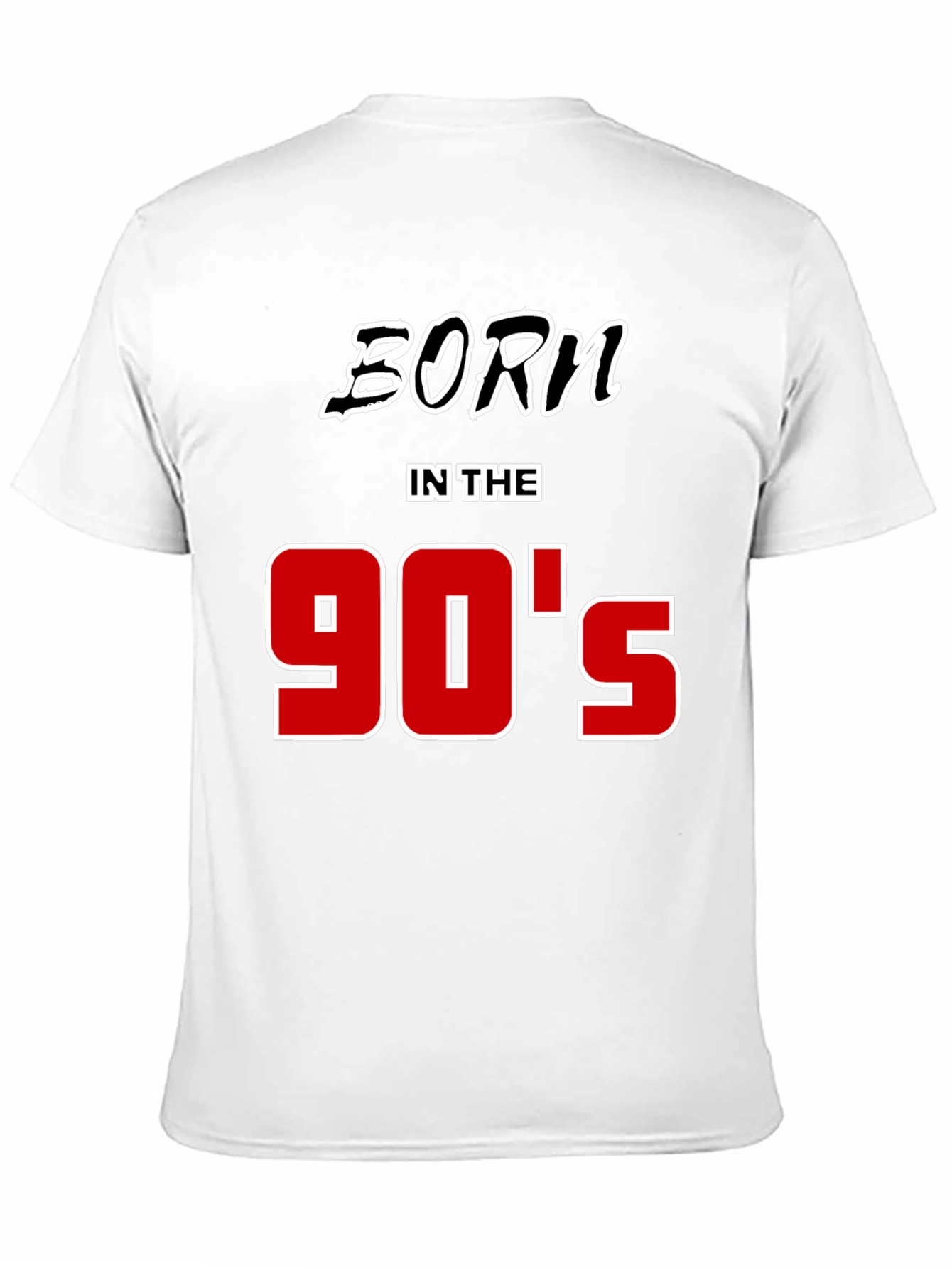 Born in the 90s Black Graphic Tee
