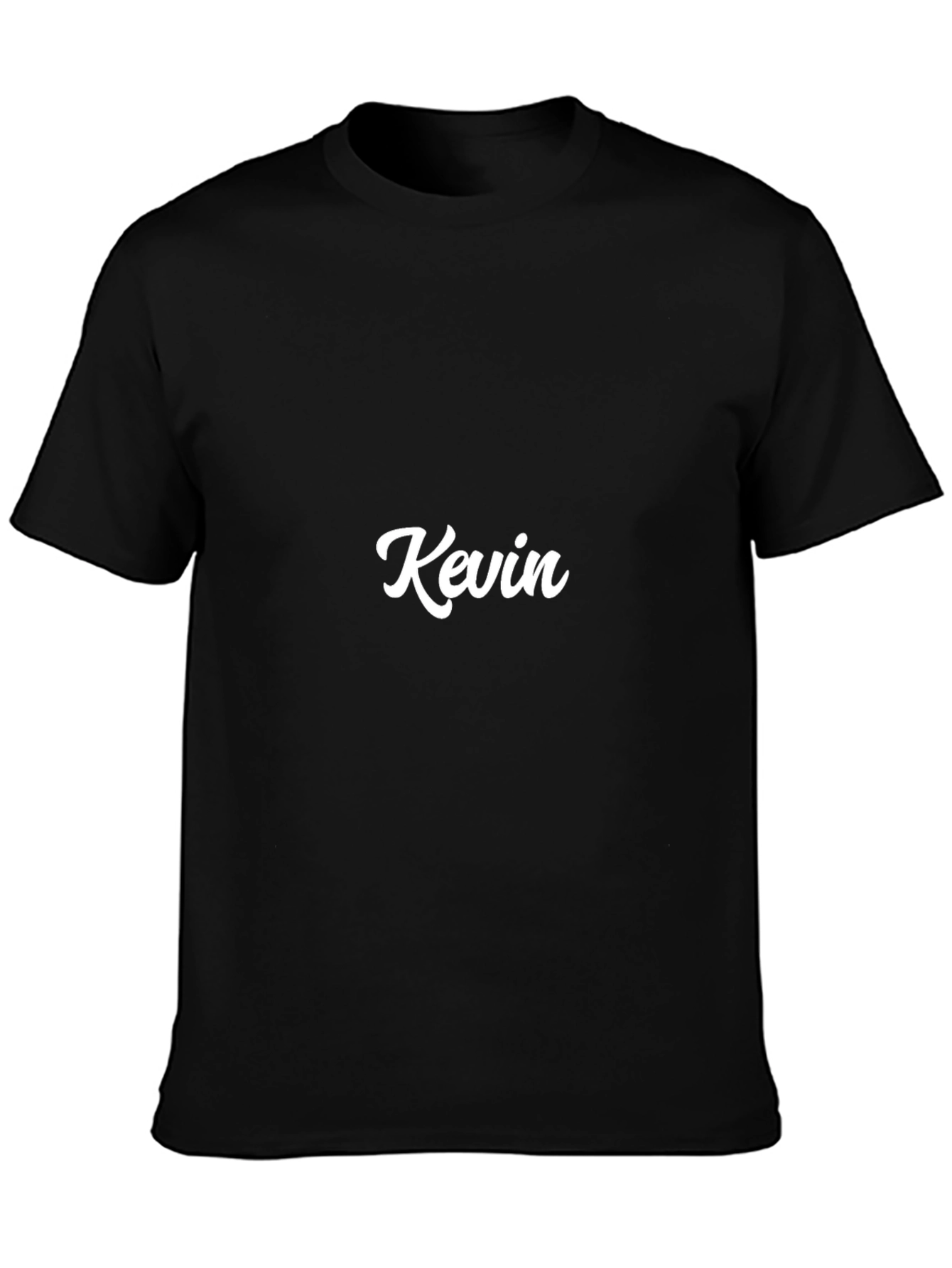 Kevin Black T-Shirt - Personalized Name Tee