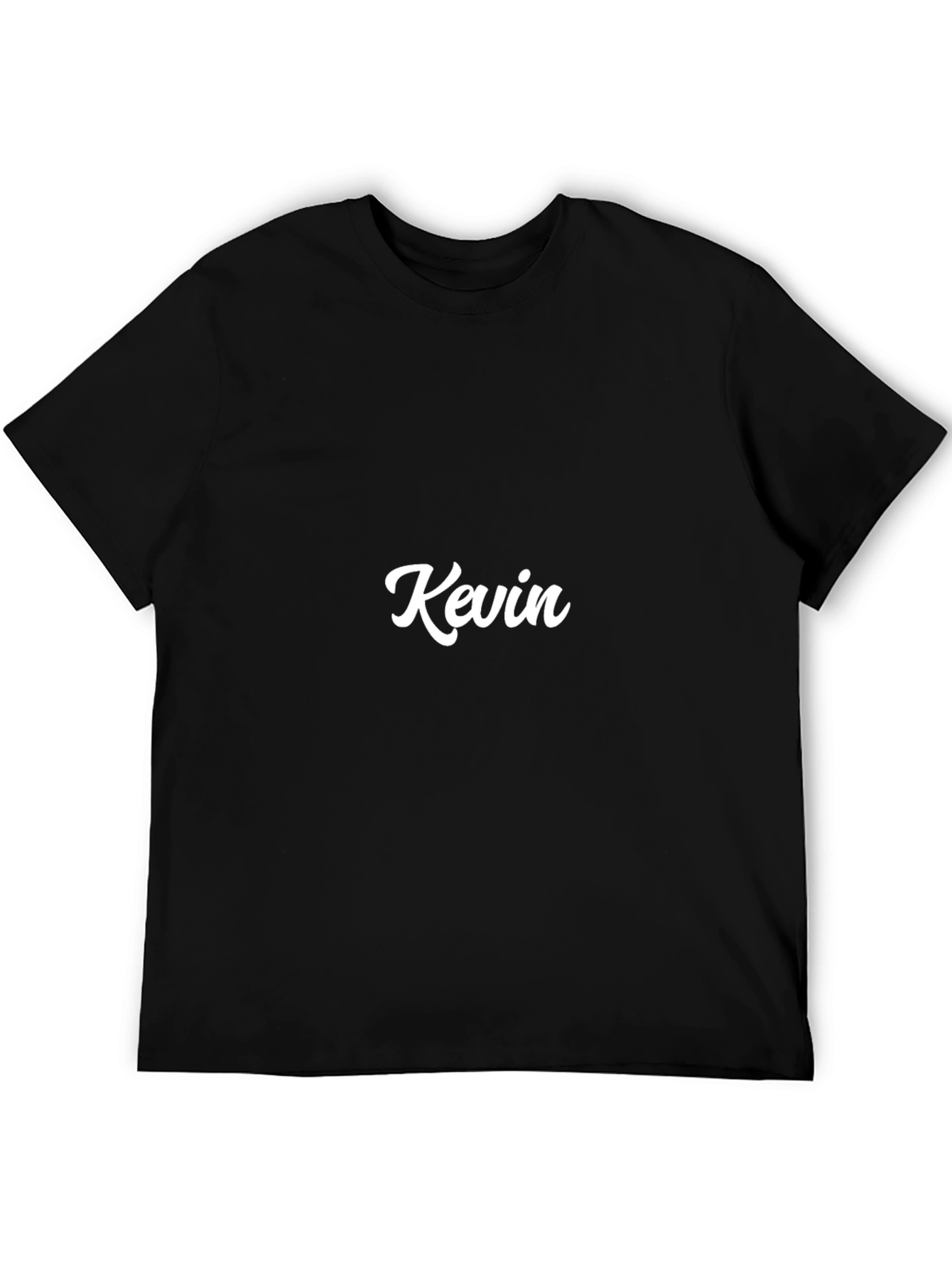 Kevin Black T-Shirt - Personalized Name Tee