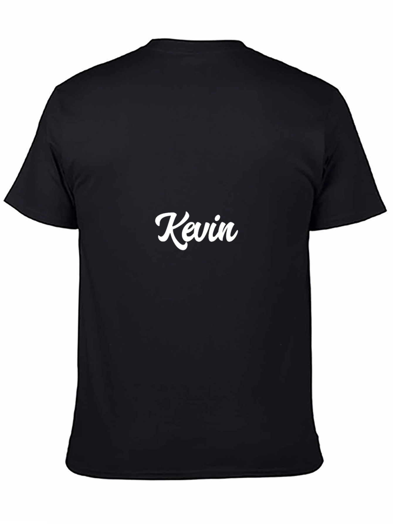Kevin Black T-Shirt - Personalized Name Tee