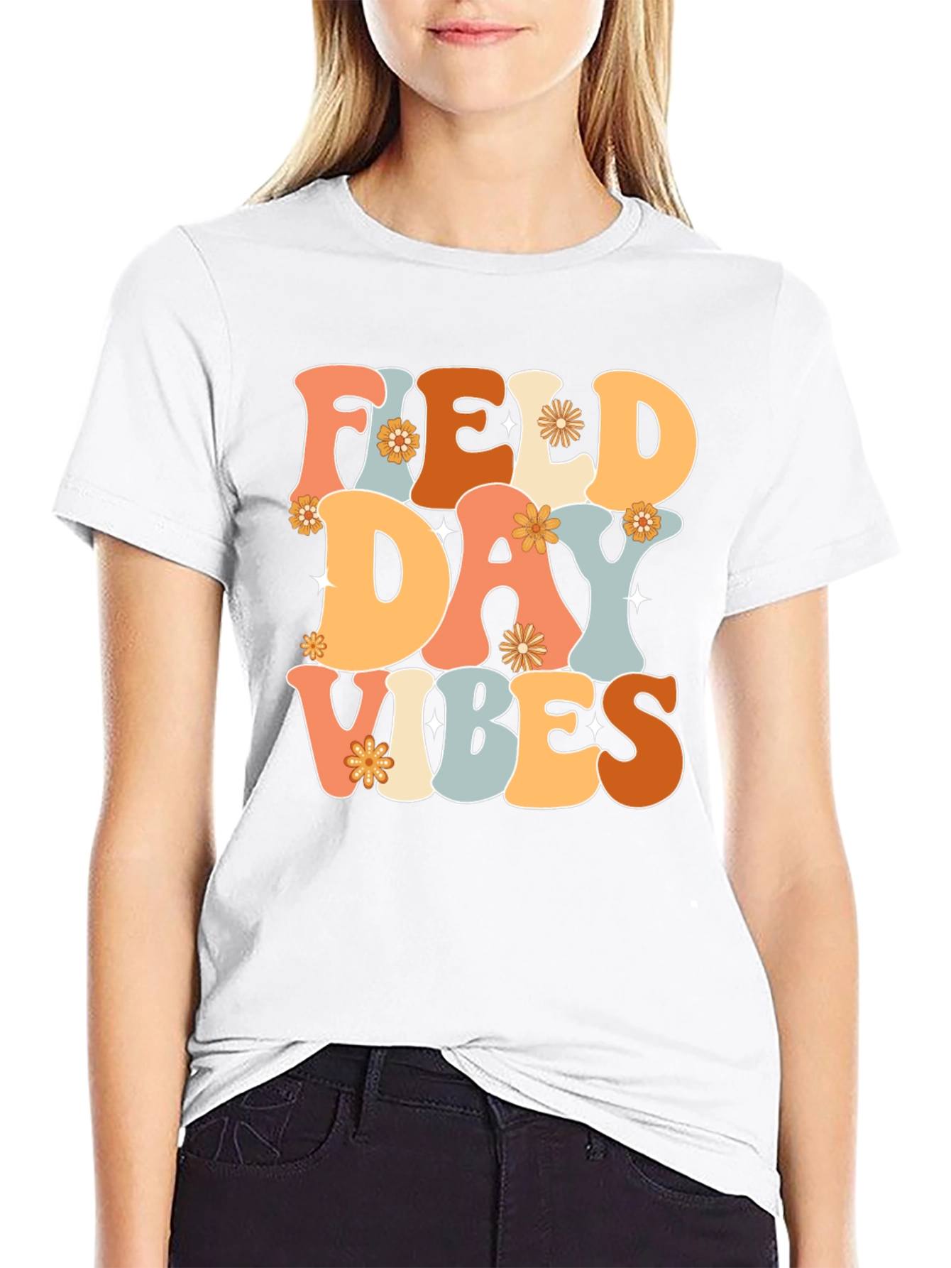 Field Day Vibes Retro Style Graphic Tee
