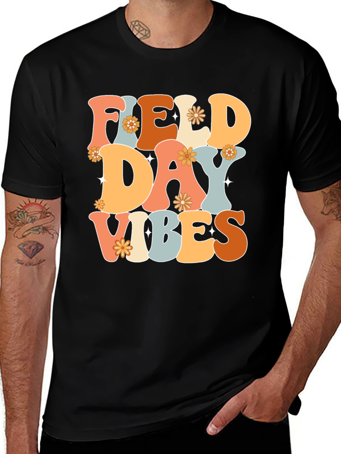 Field Day Vibes Retro Style Graphic Tee