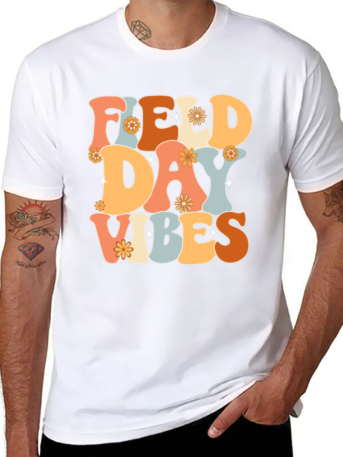 Field Day Vibes Retro Style Graphic Tee