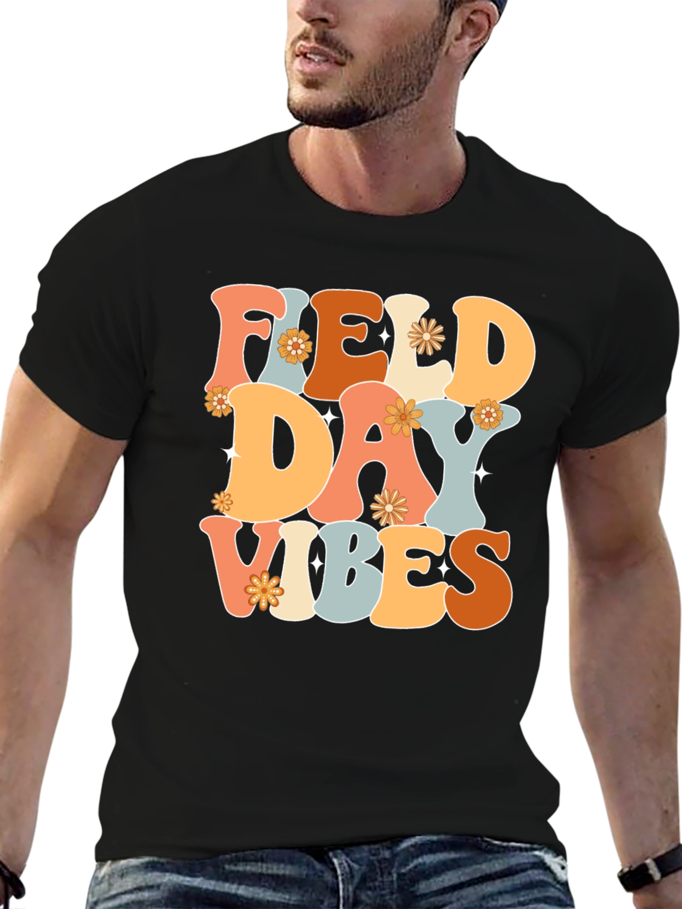Field Day Vibes Retro Style Graphic Tee