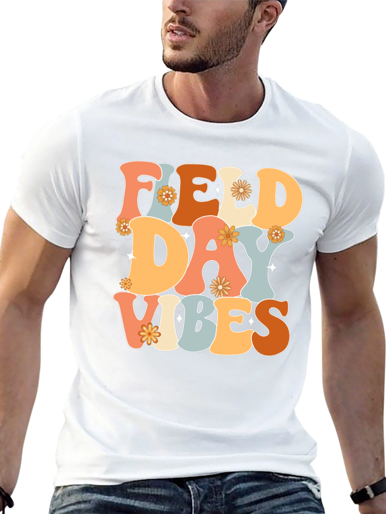 Field Day Vibes Retro Style Graphic Tee