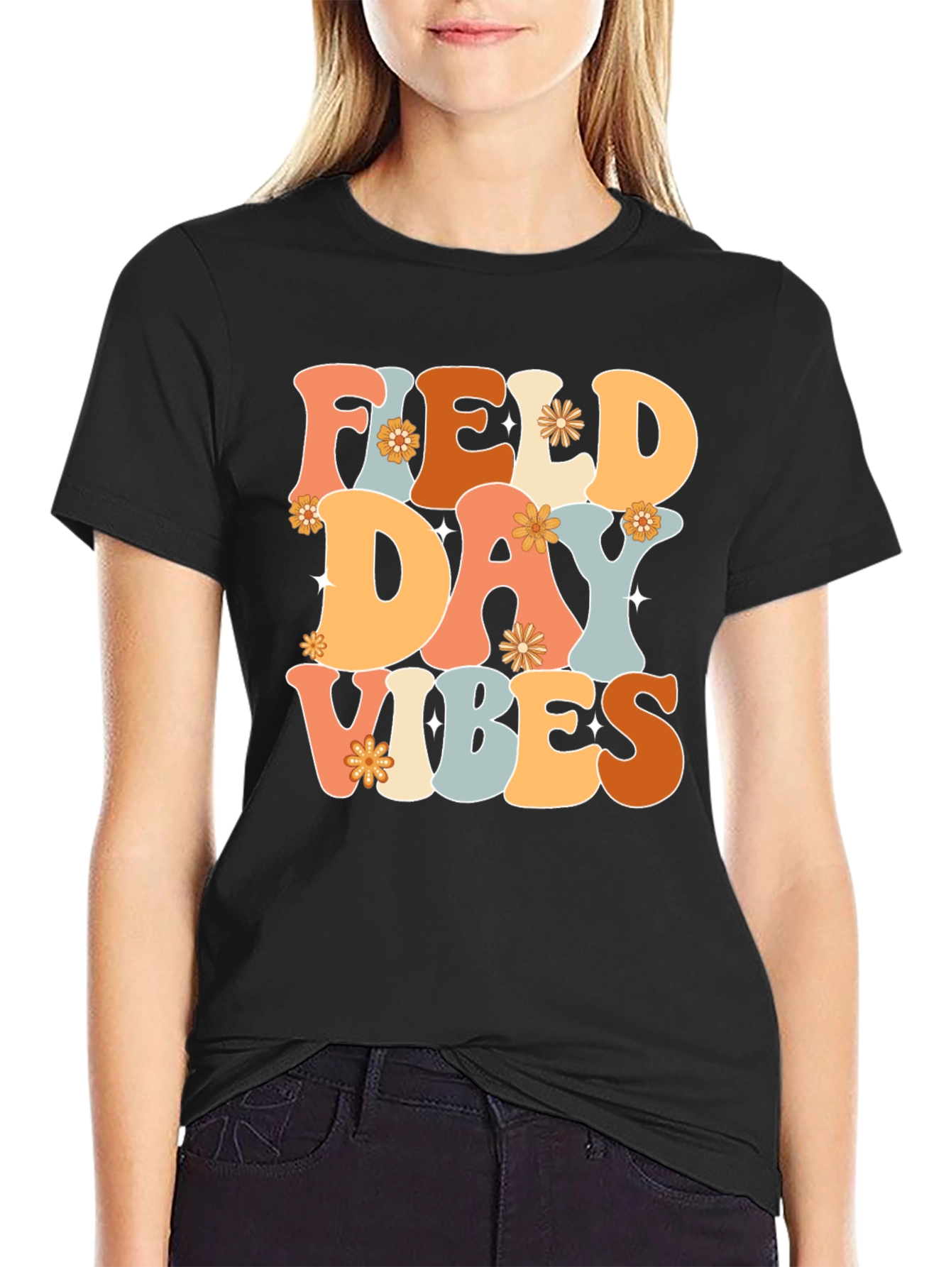 Field Day Vibes Retro Style Graphic Tee