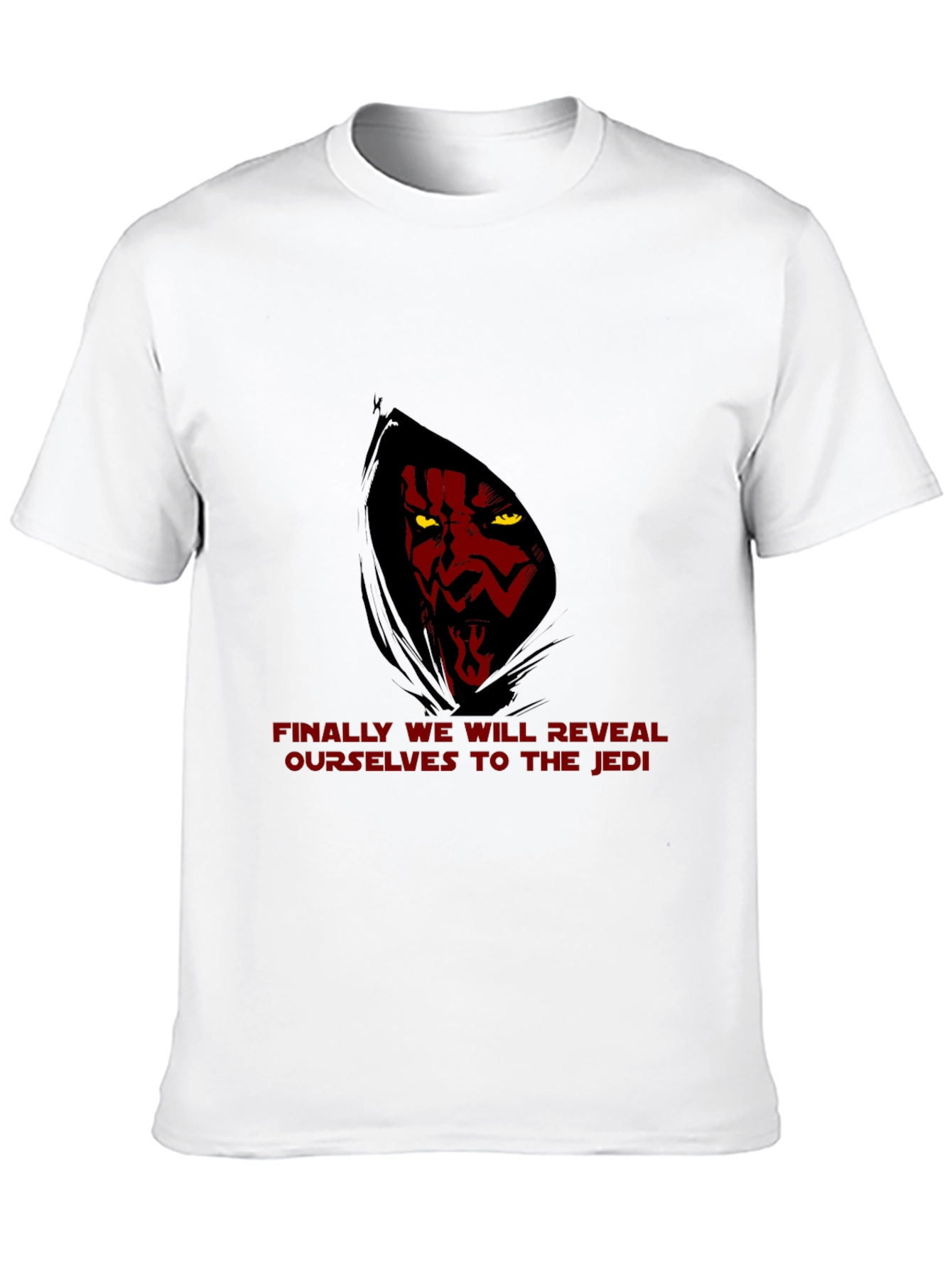 Star Wars Darth Maul Reveal Mens Black T-Shirt