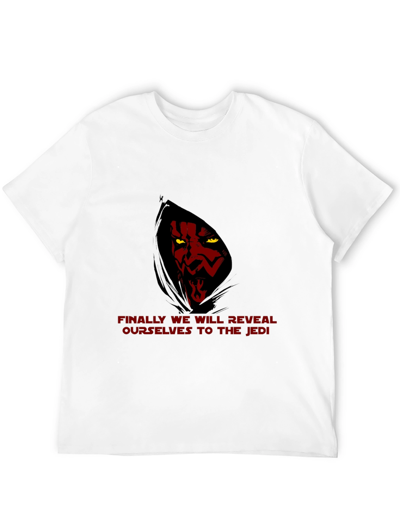 Star Wars Darth Maul Reveal Mens Black T-Shirt