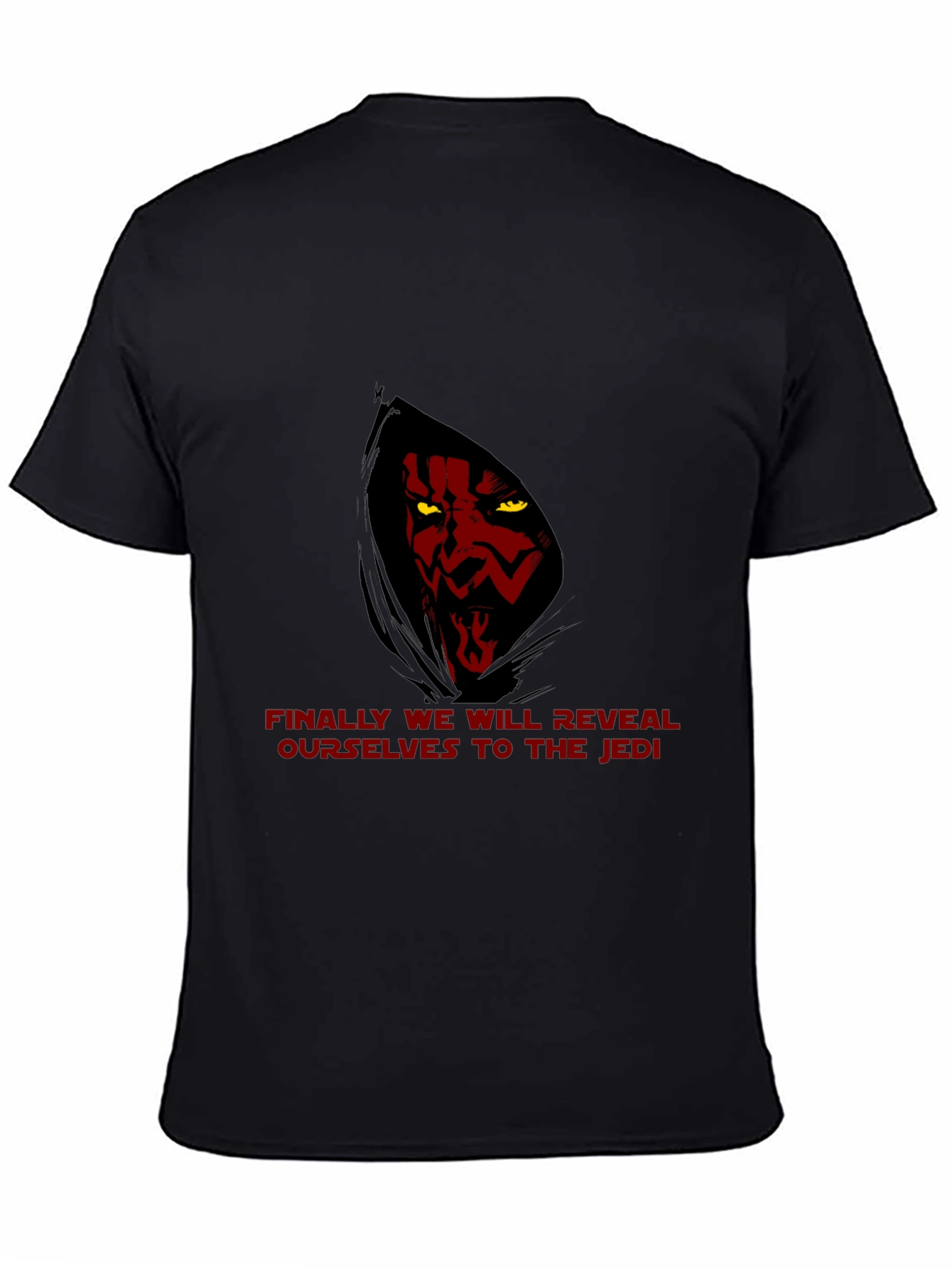Star Wars Darth Maul Reveal Mens Black T-Shirt
