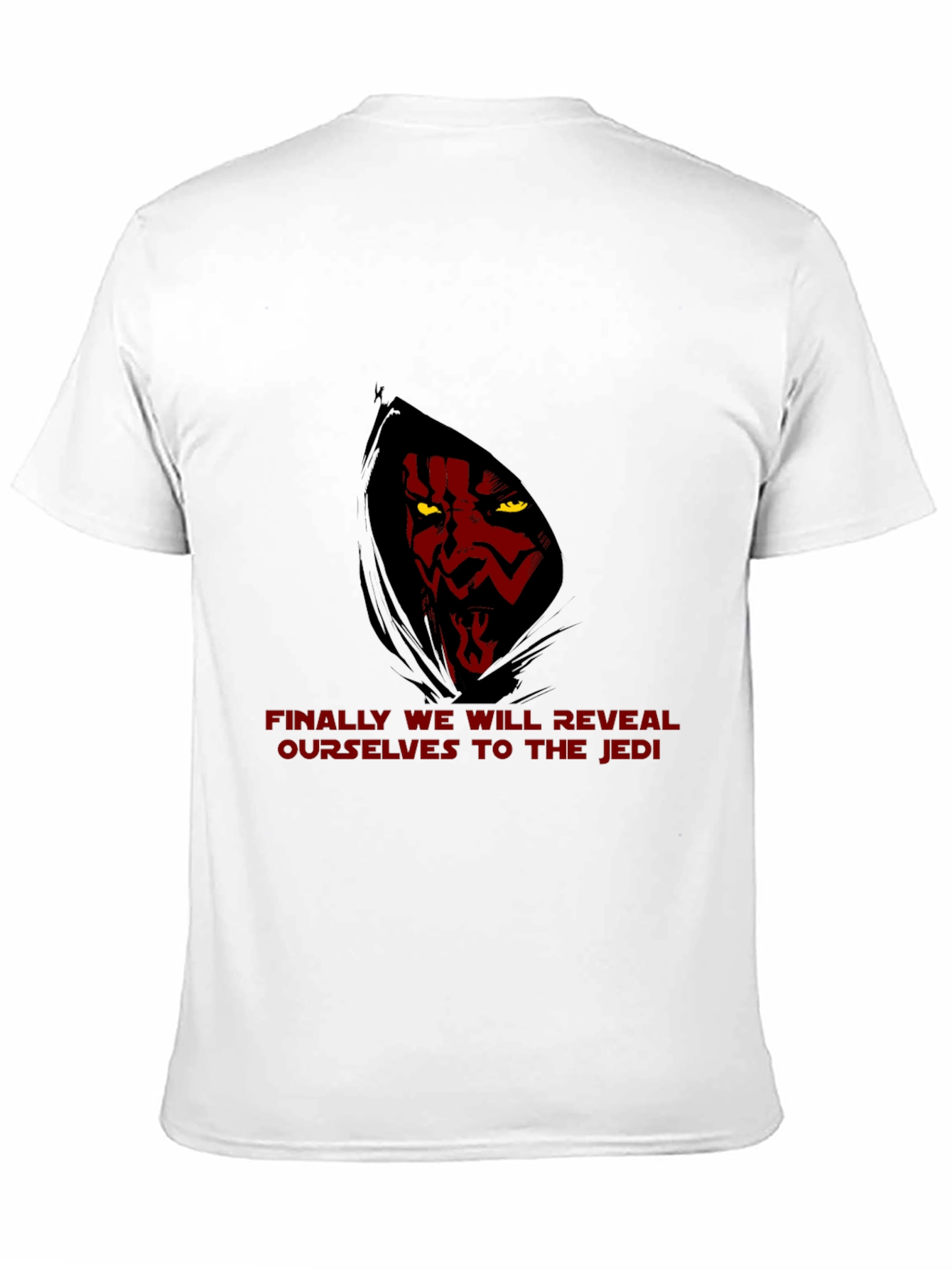 Star Wars Darth Maul Reveal Mens Black T-Shirt