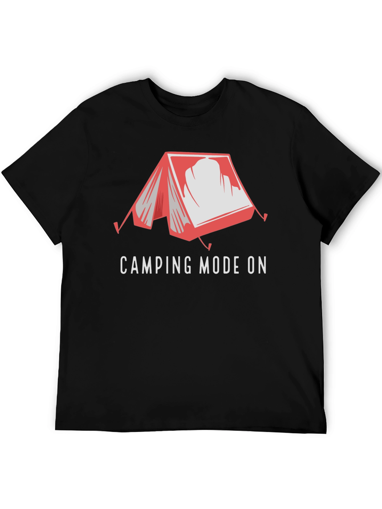 Camping Mode On Graphic Tee - Adventure Awaits!