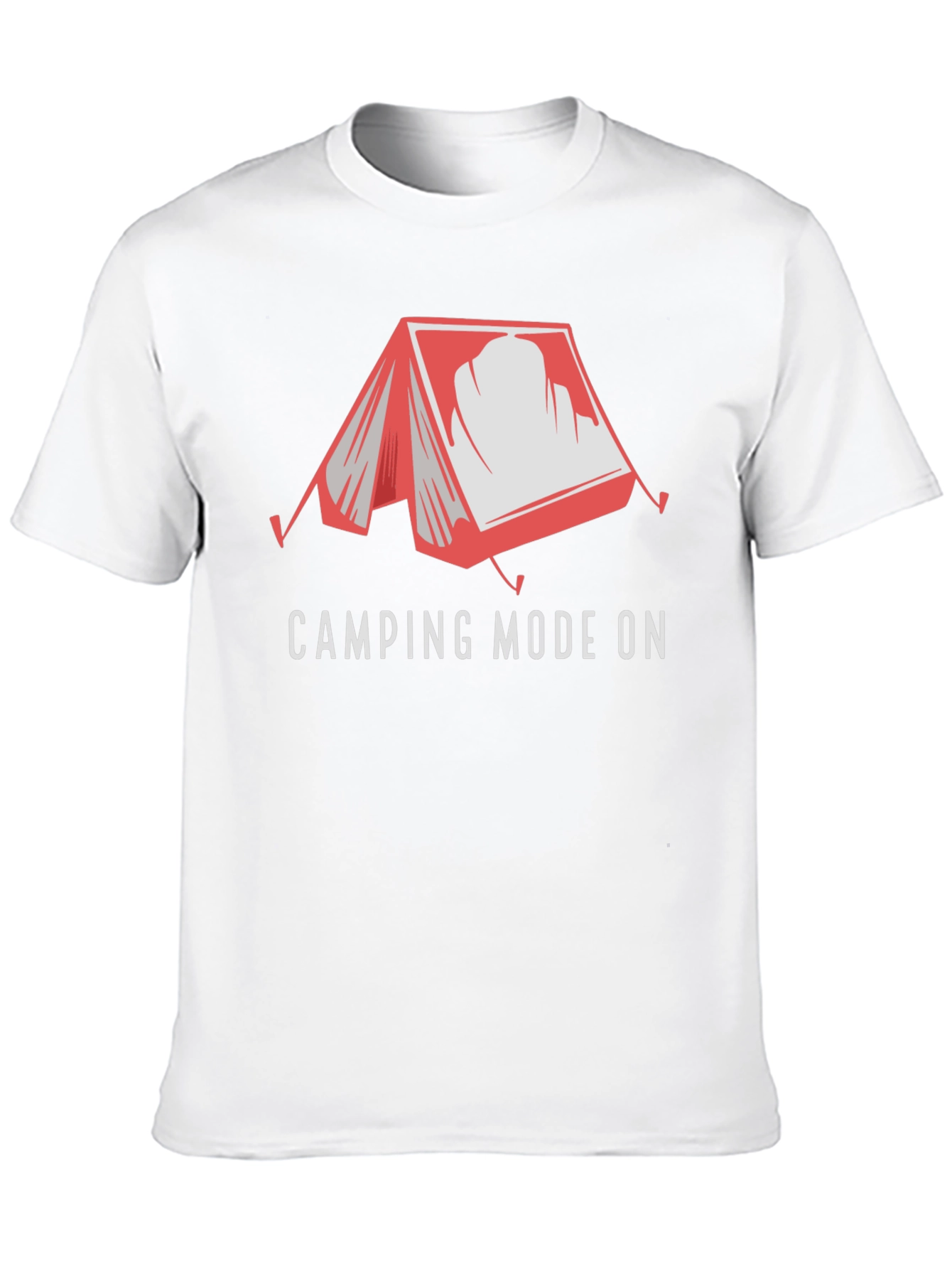 Camping Mode On Graphic Tee - Adventure Awaits!