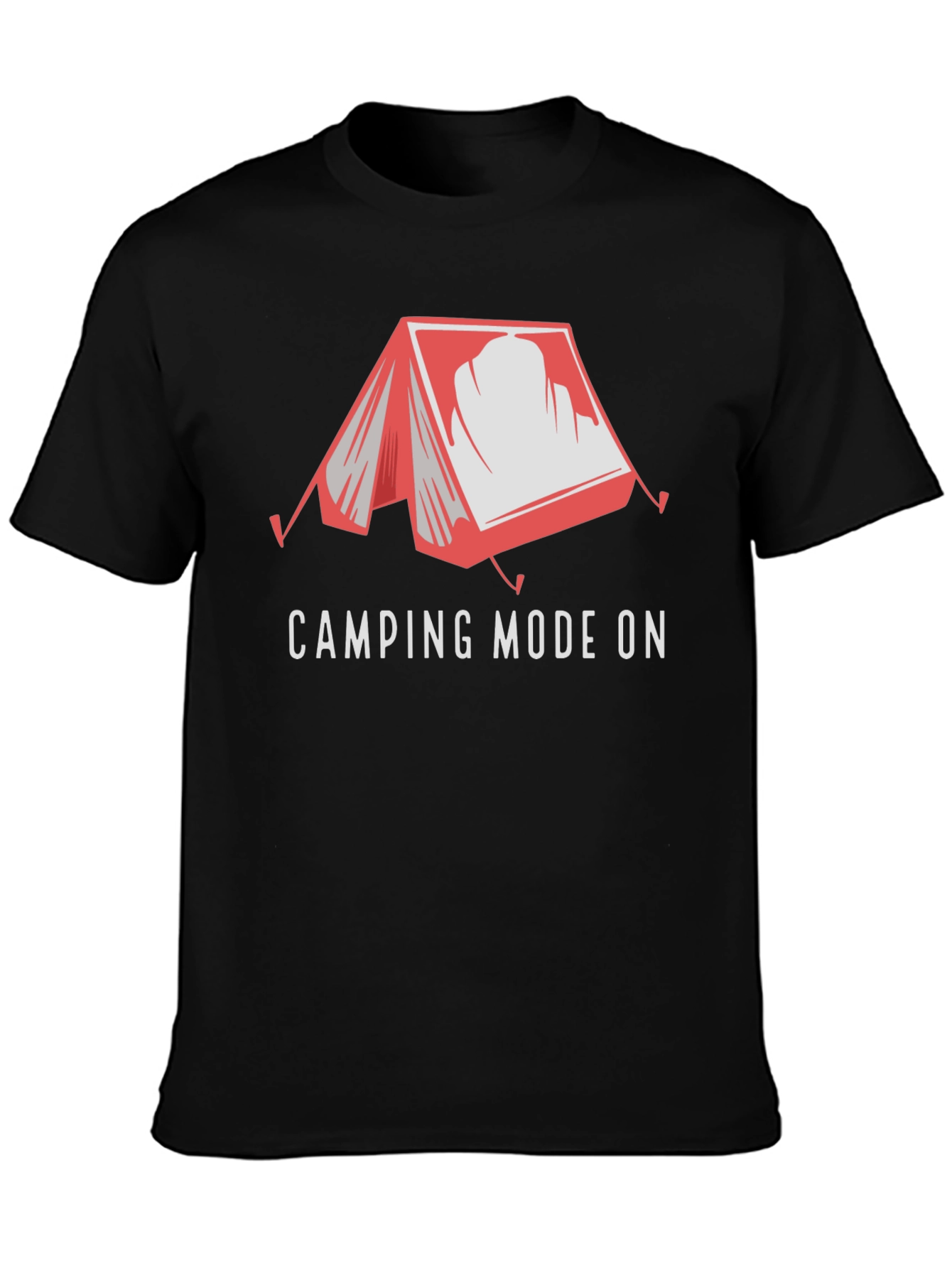 Camping Mode On Graphic Tee - Adventure Awaits!