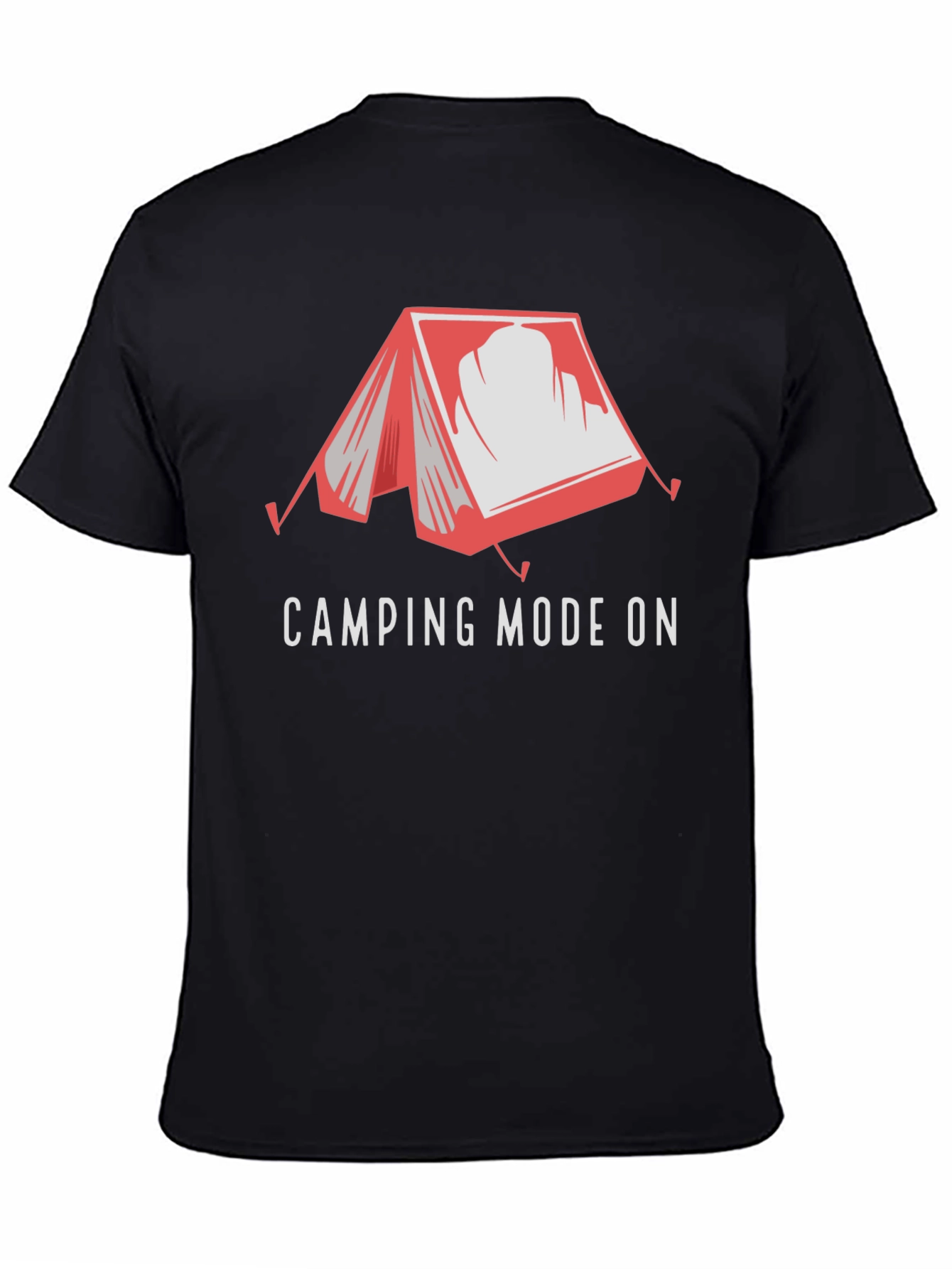 Camping Mode On Graphic Tee - Adventure Awaits!