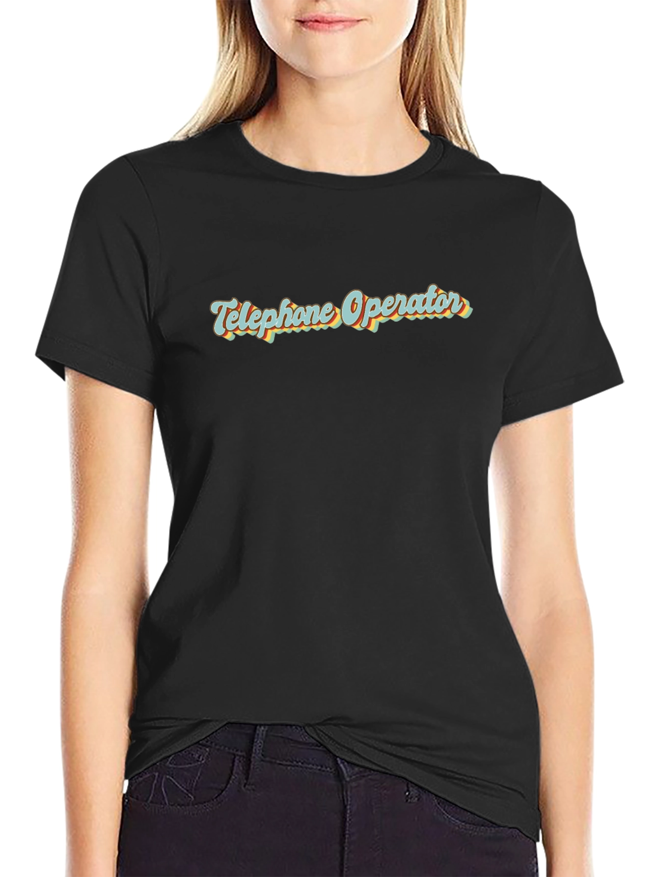Telephone Operator Retro T-Shirt