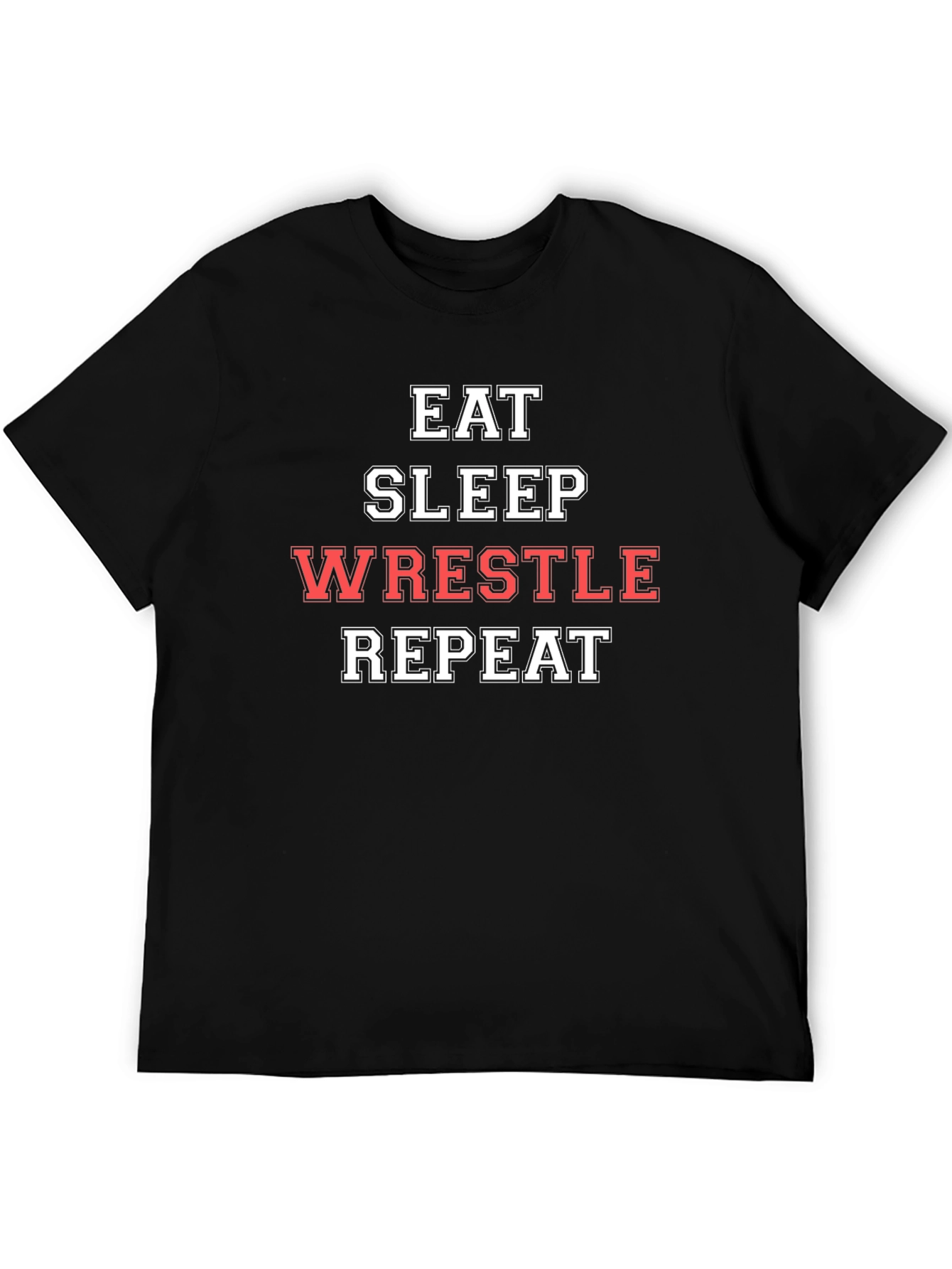 Eat Sleep Wrestle Repeat T-Shirt