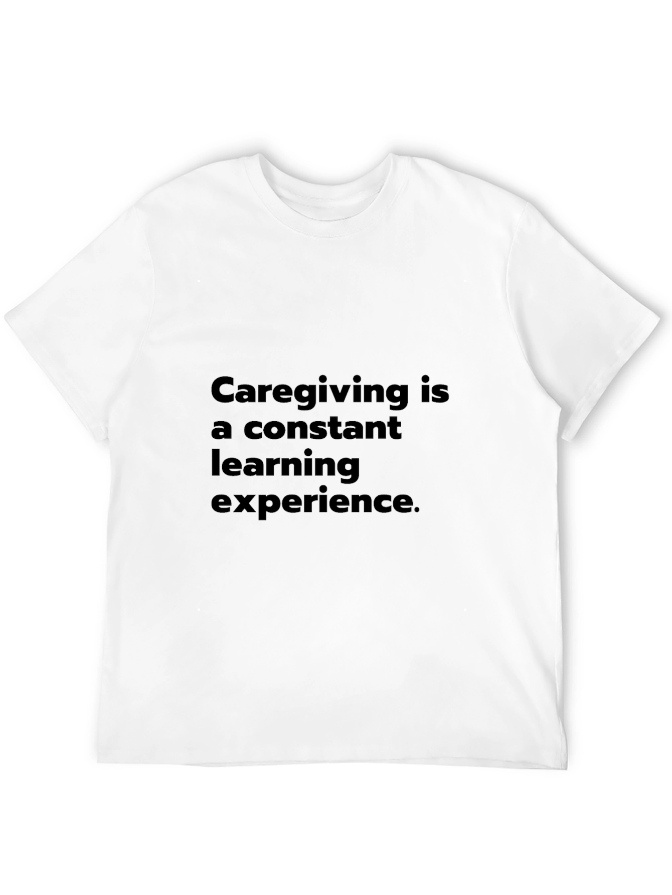 Caregiving Learning Experience Black T-Shirt