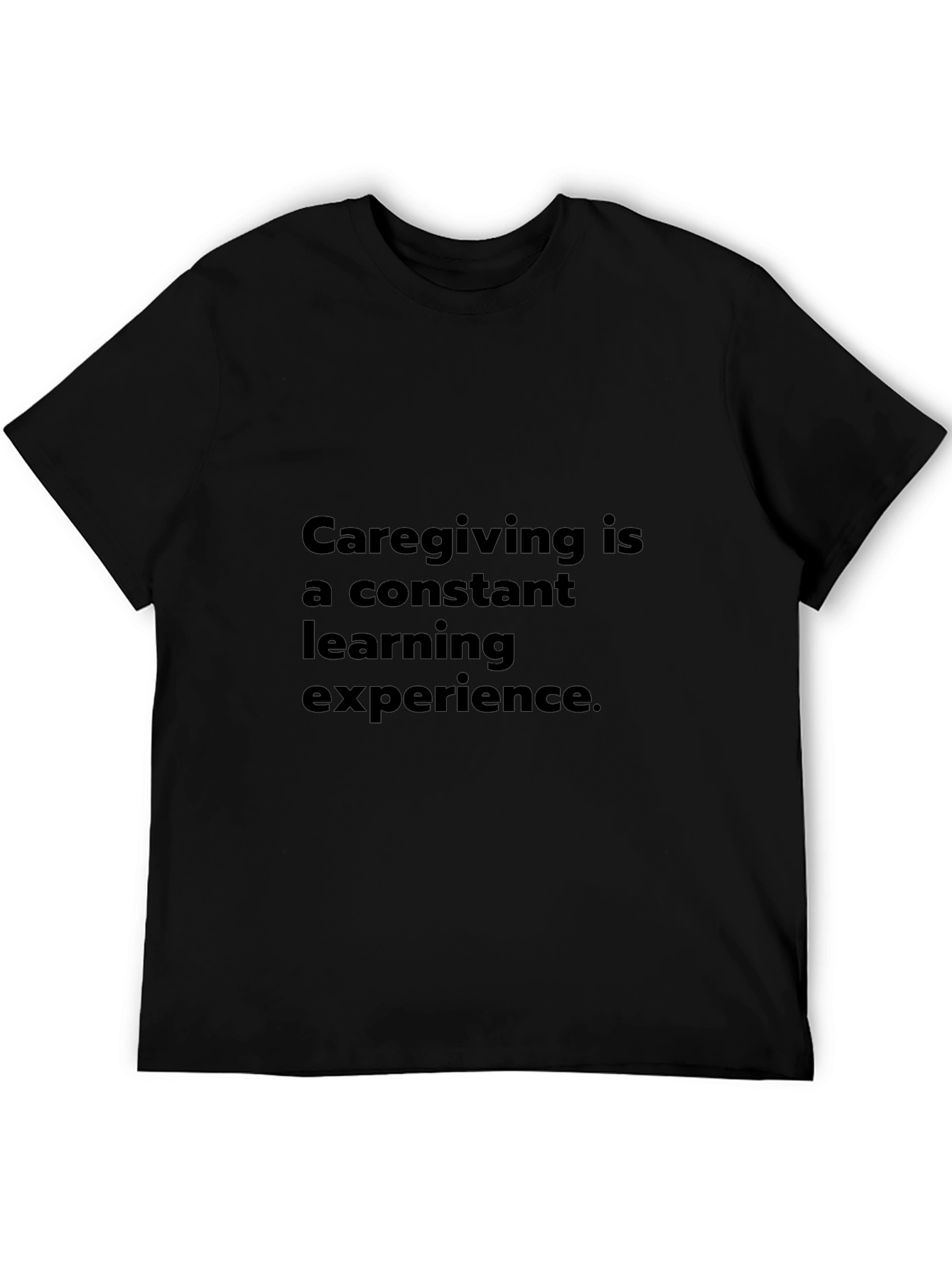 Caregiving Learning Experience Black T-Shirt
