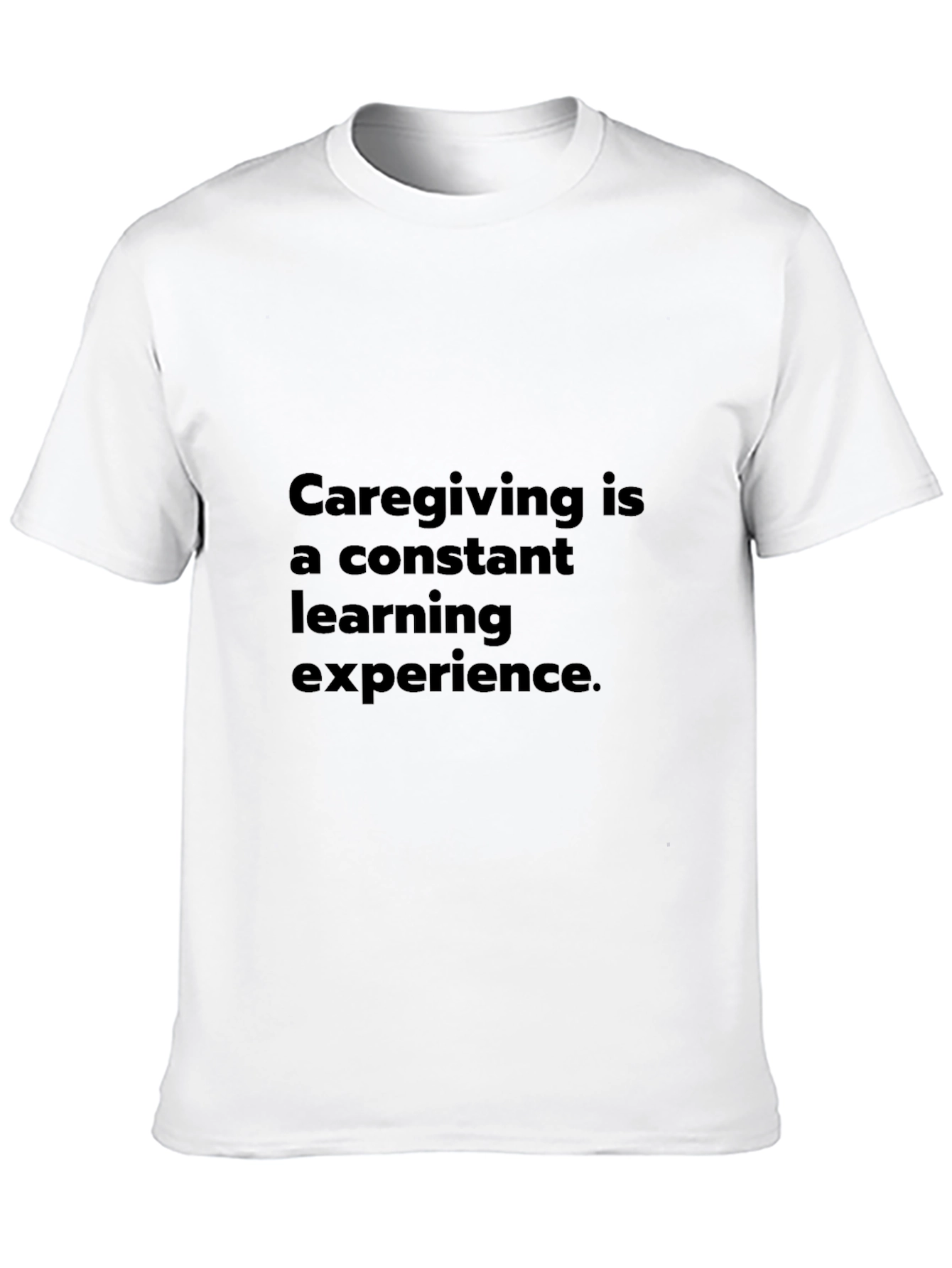 Caregiving Learning Experience Black T-Shirt