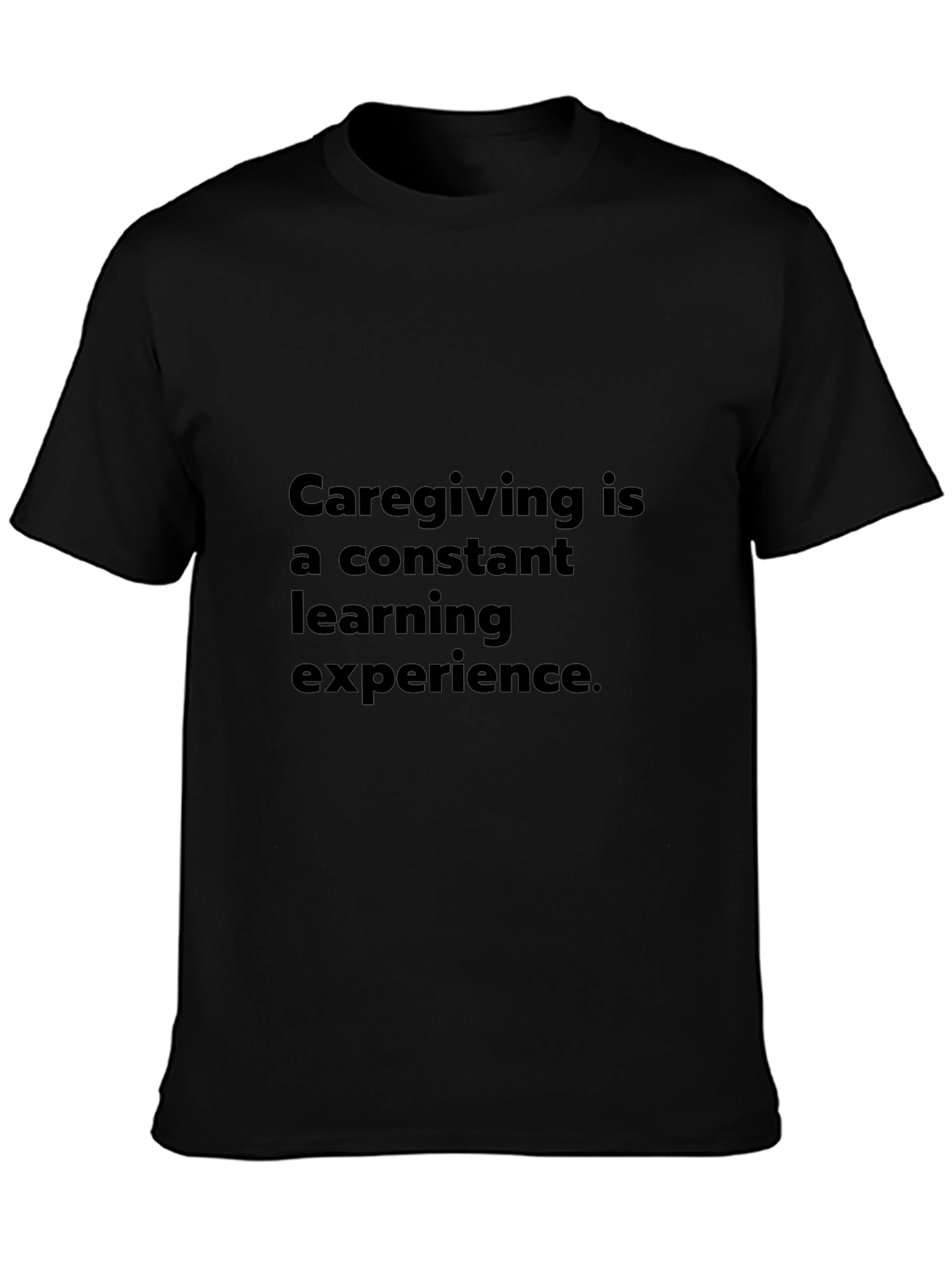 Caregiving Learning Experience Black T-Shirt