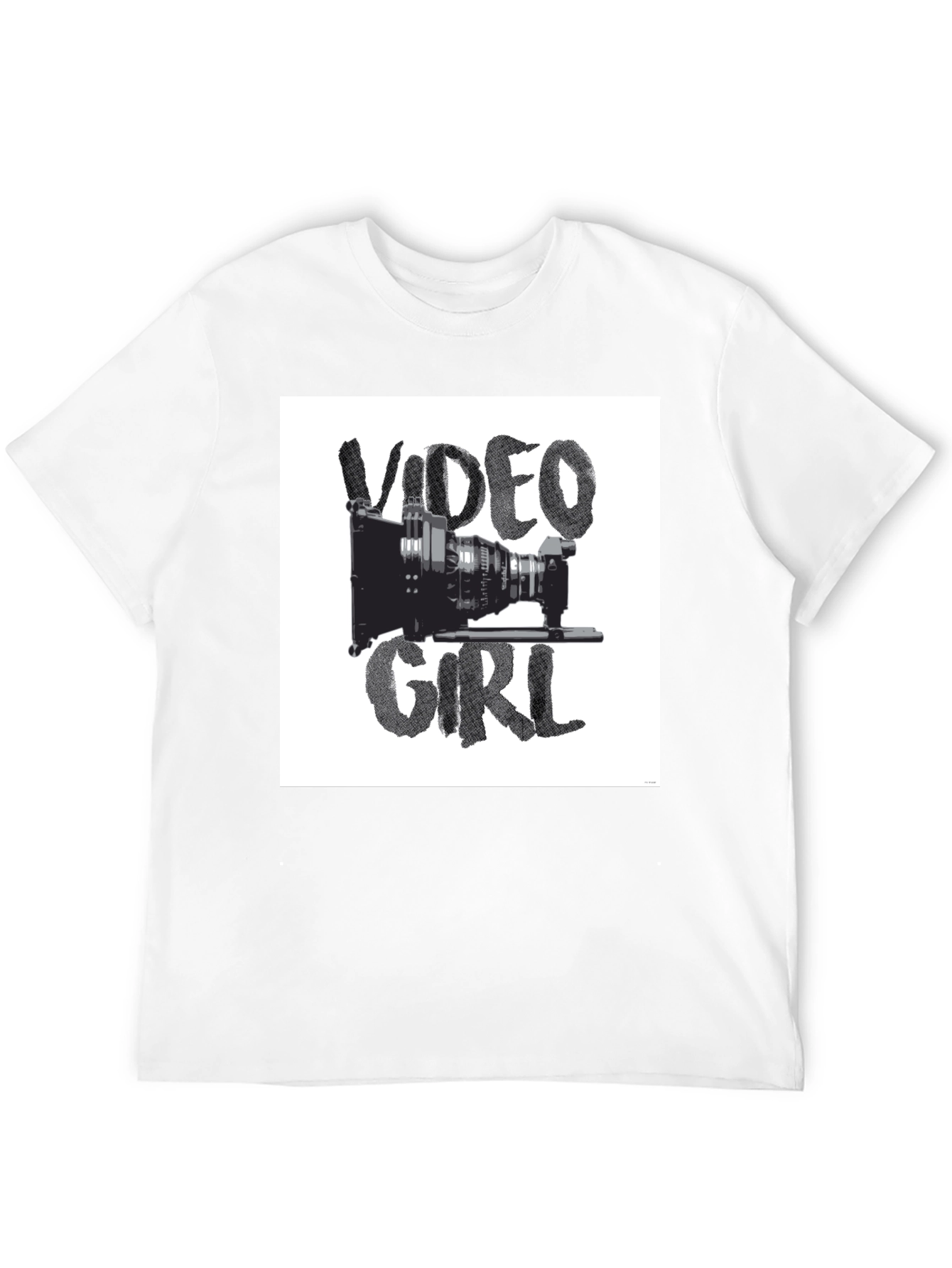 Video Girl Black Graphic Tee