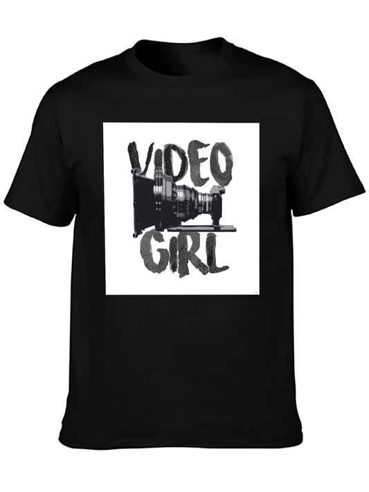 Video Girl Black Graphic Tee