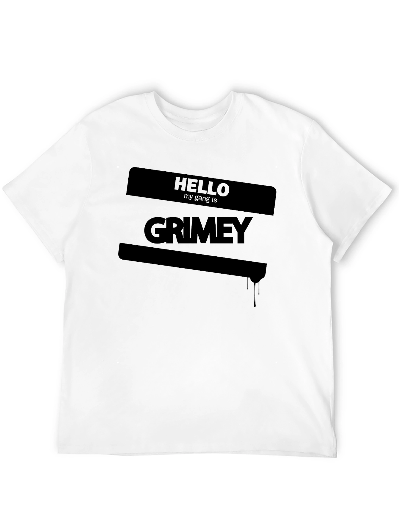 Grimey Gang Black T-Shirt - Edgy Streetwear